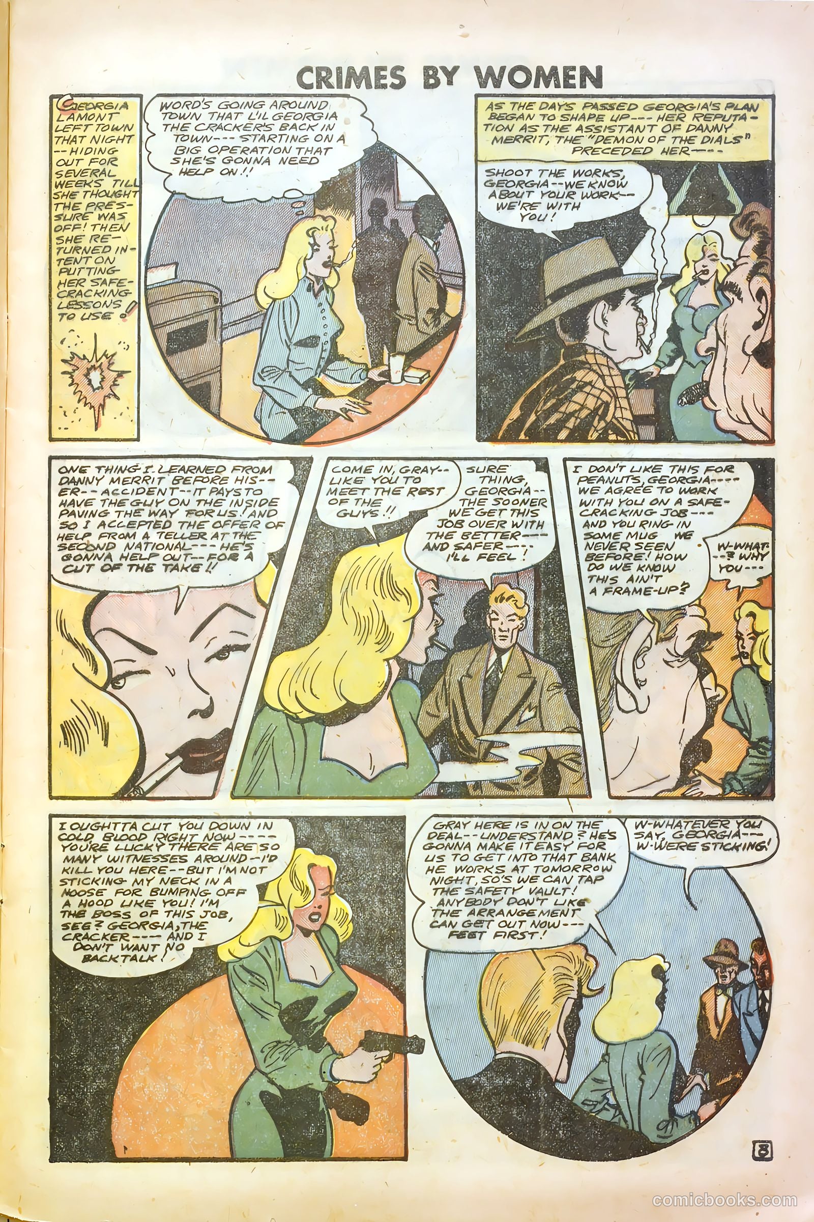 Crimes by Women #12 (1950) — page 9 of 37