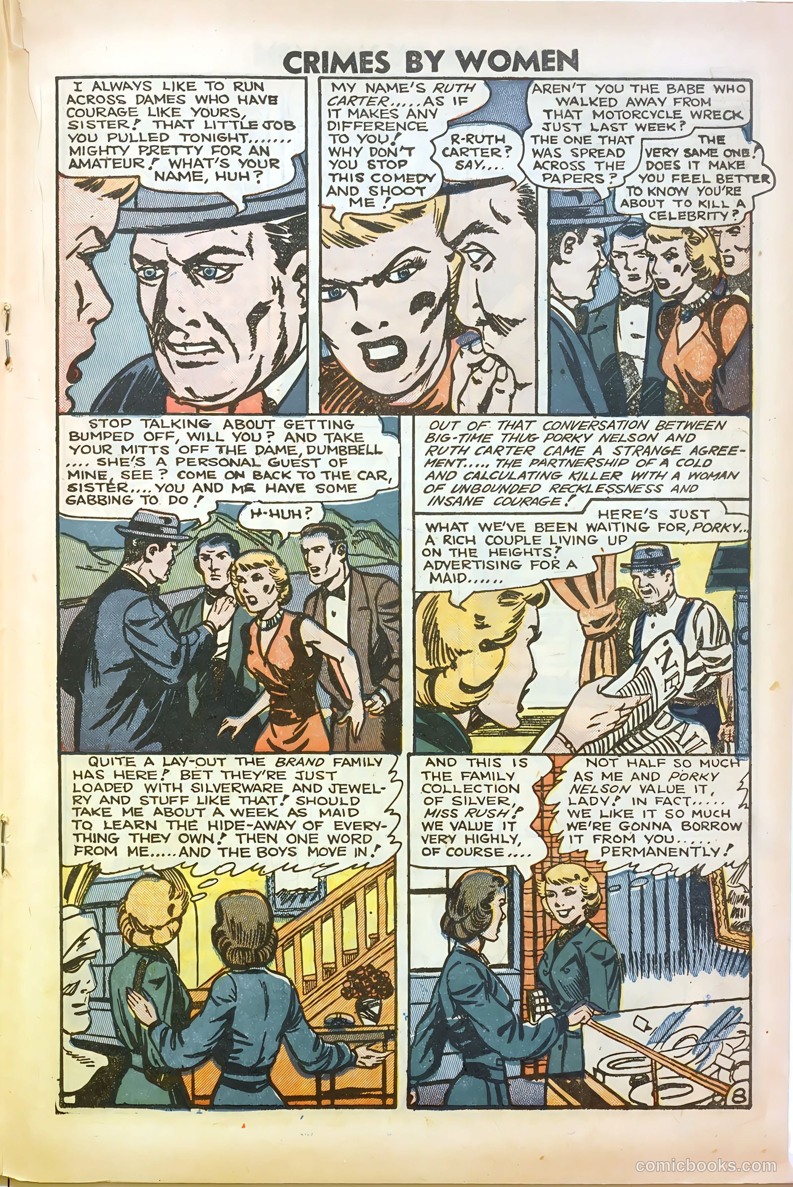 Crimes by Women #12 (1950) — page 19 of 37