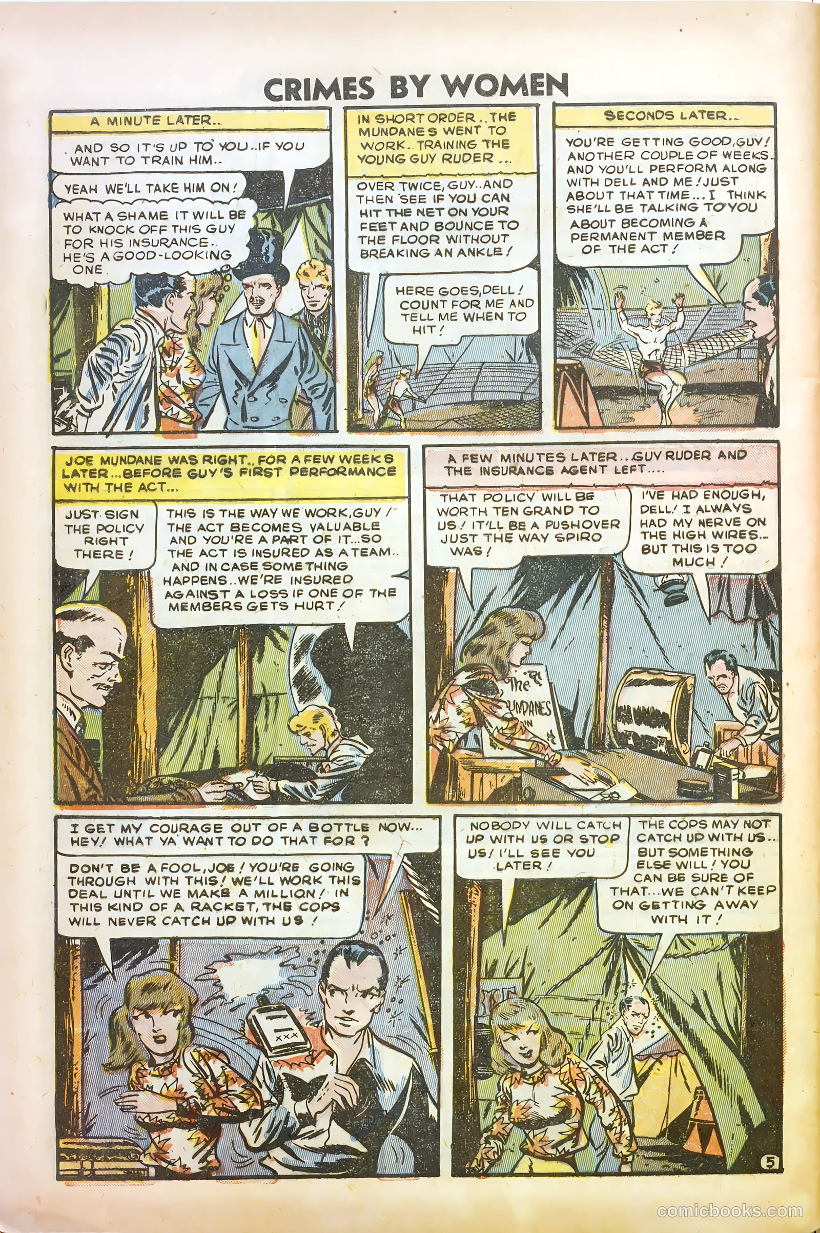 Crimes by Women #12 (1950) — page 28 of 37
