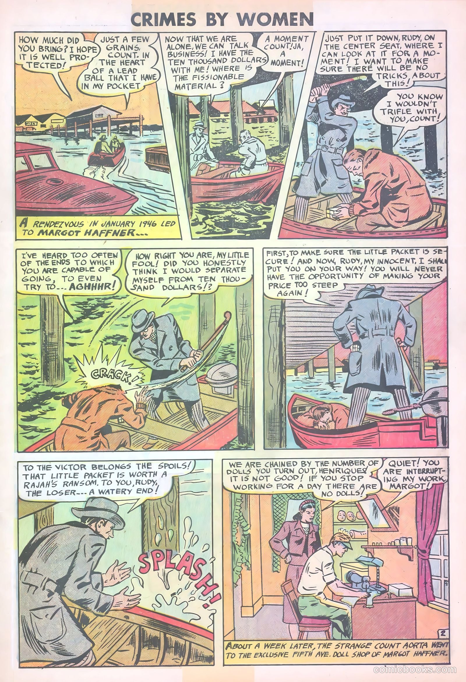 Crimes by Women #13 (1950) — page 3 of 36