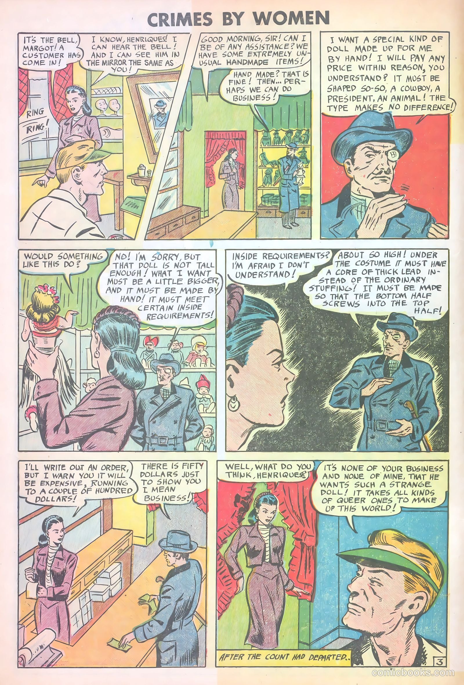 Crimes by Women #13 (1950) — page 4 of 36
