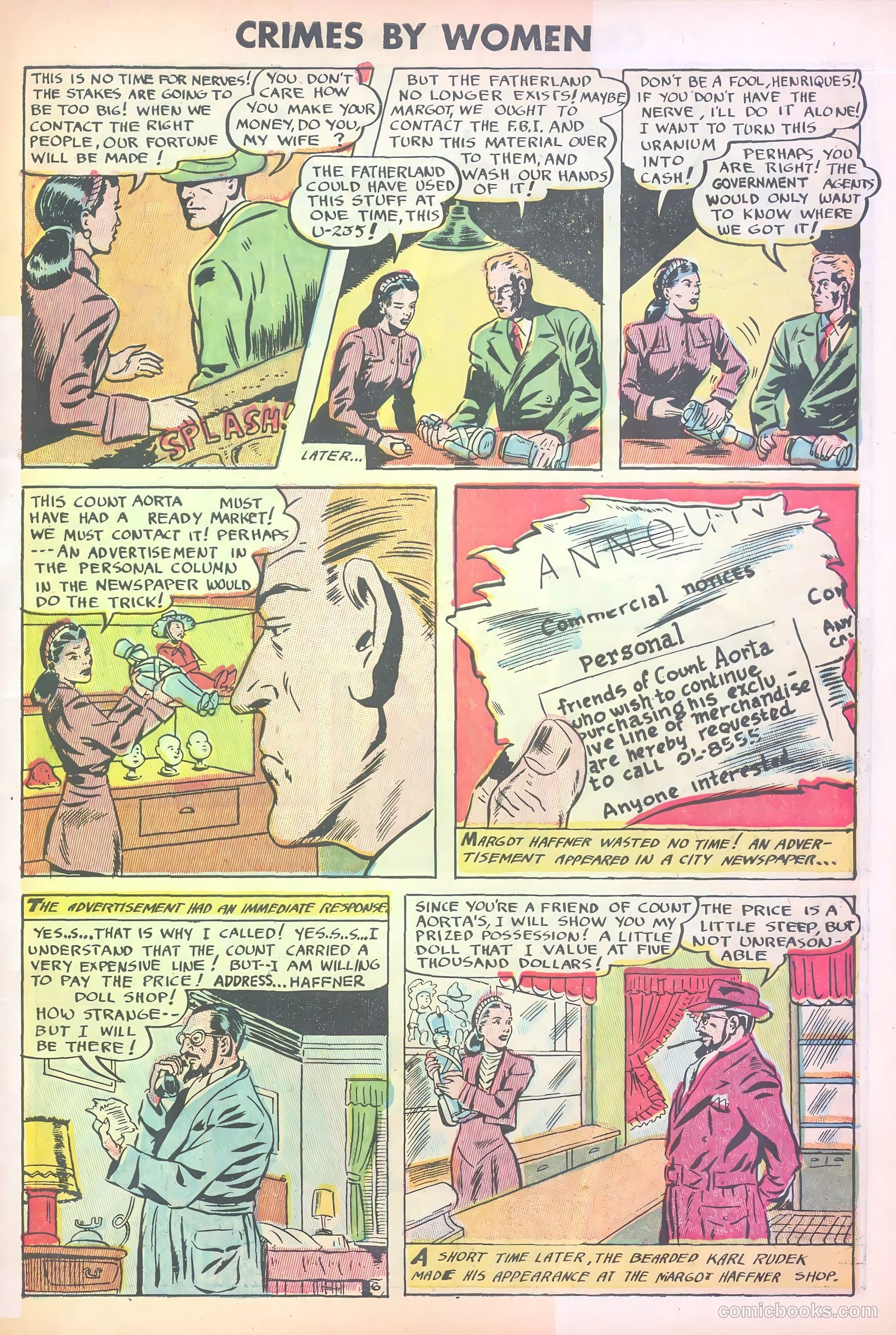 Crimes by Women #13 (1950) — page 7 of 36