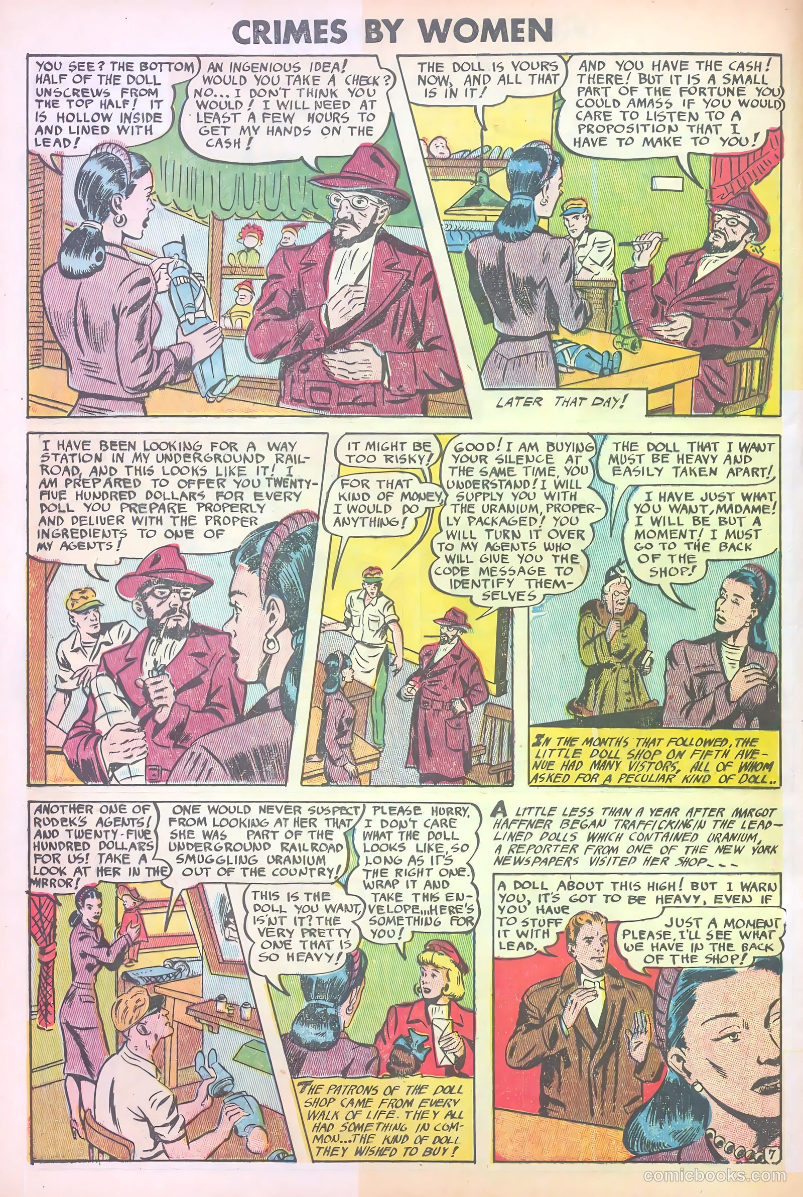 Crimes by Women #13 (1950) — page 8 of 36