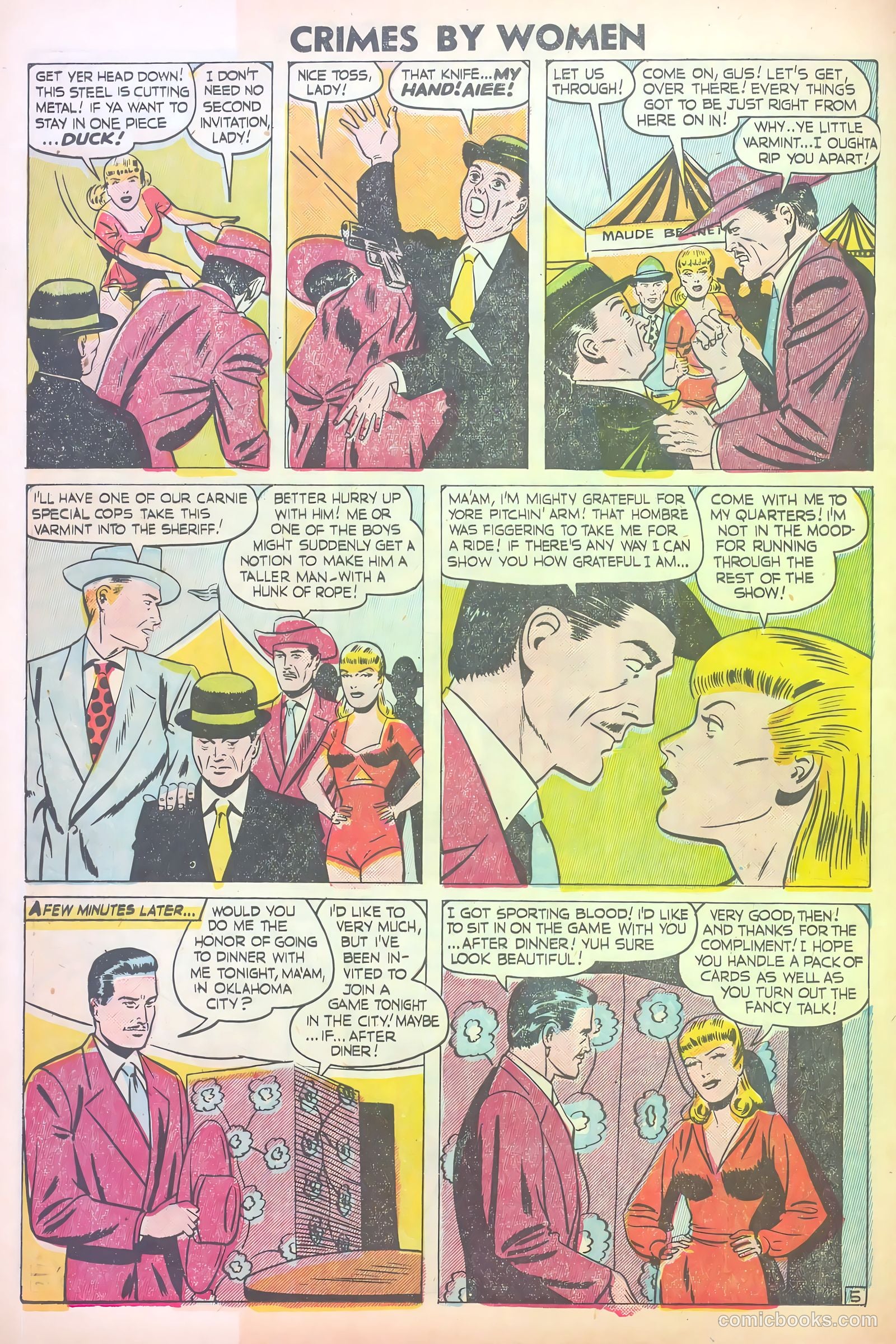 Crimes by Women #13 (1950) — page 16 of 36