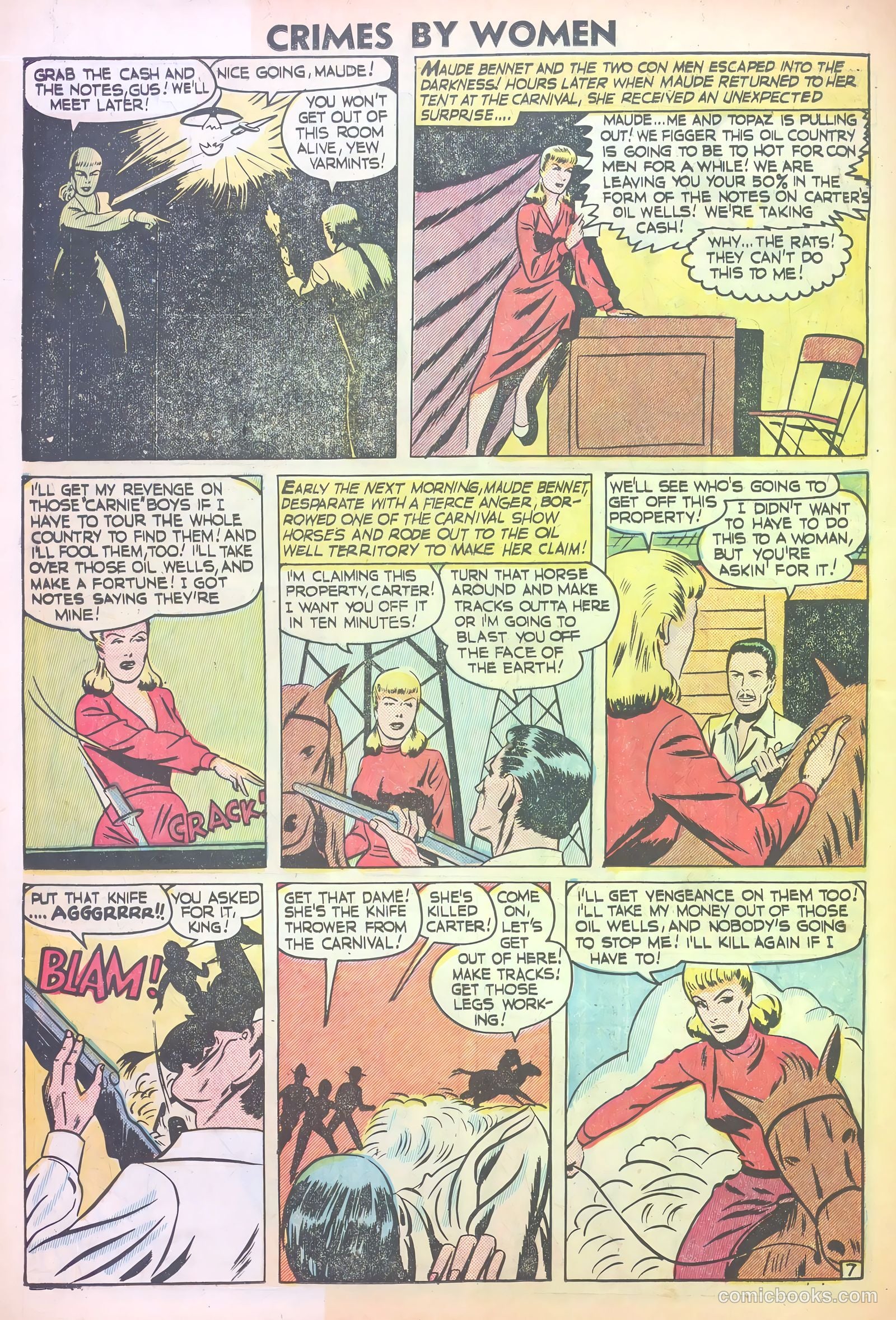 Crimes by Women #13 (1950) — page 18 of 36