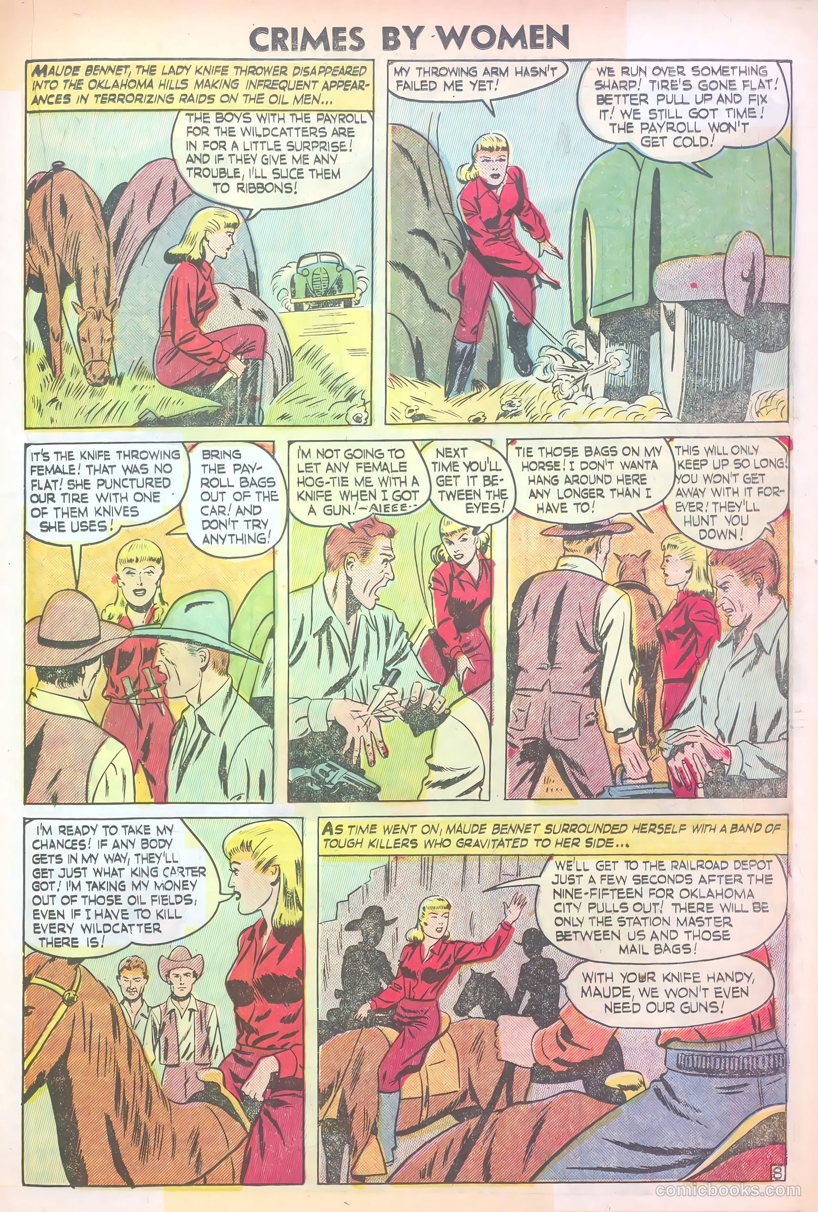 Crimes by Women #13 (1950) — page 19 of 36