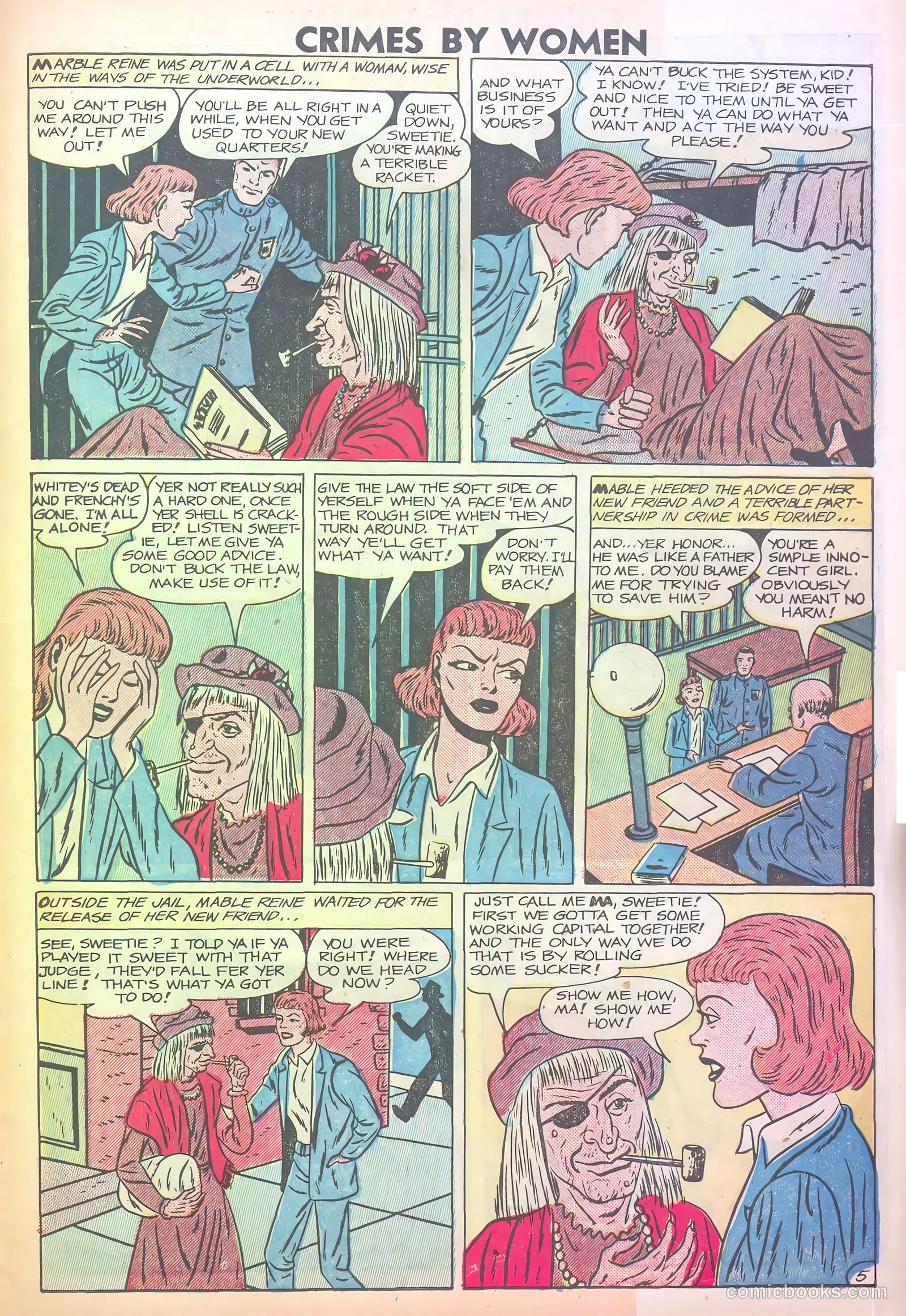 Crimes by Women #13 (1950) — page 27 of 36