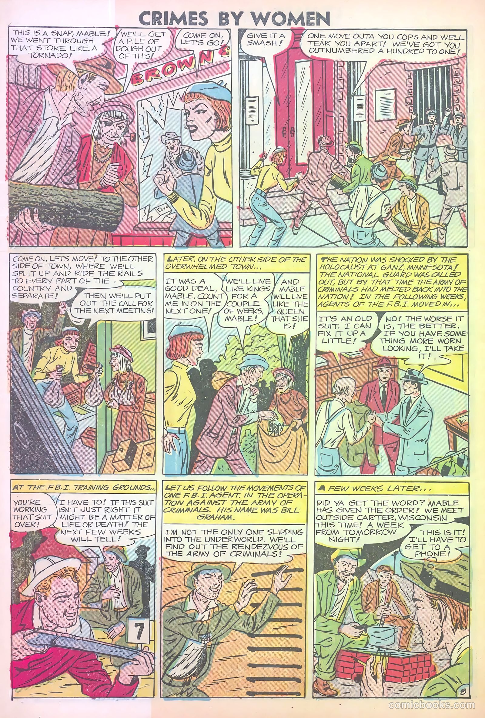 Crimes by Women #13 (1950) — page 30 of 36