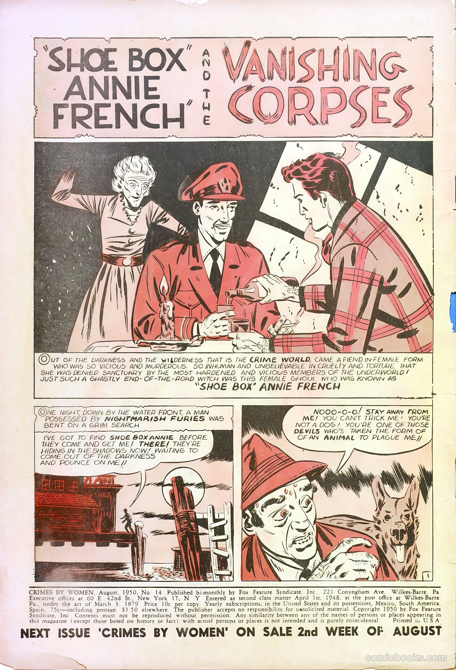 Crimes by Women #14 (1950) — page 2 of 36