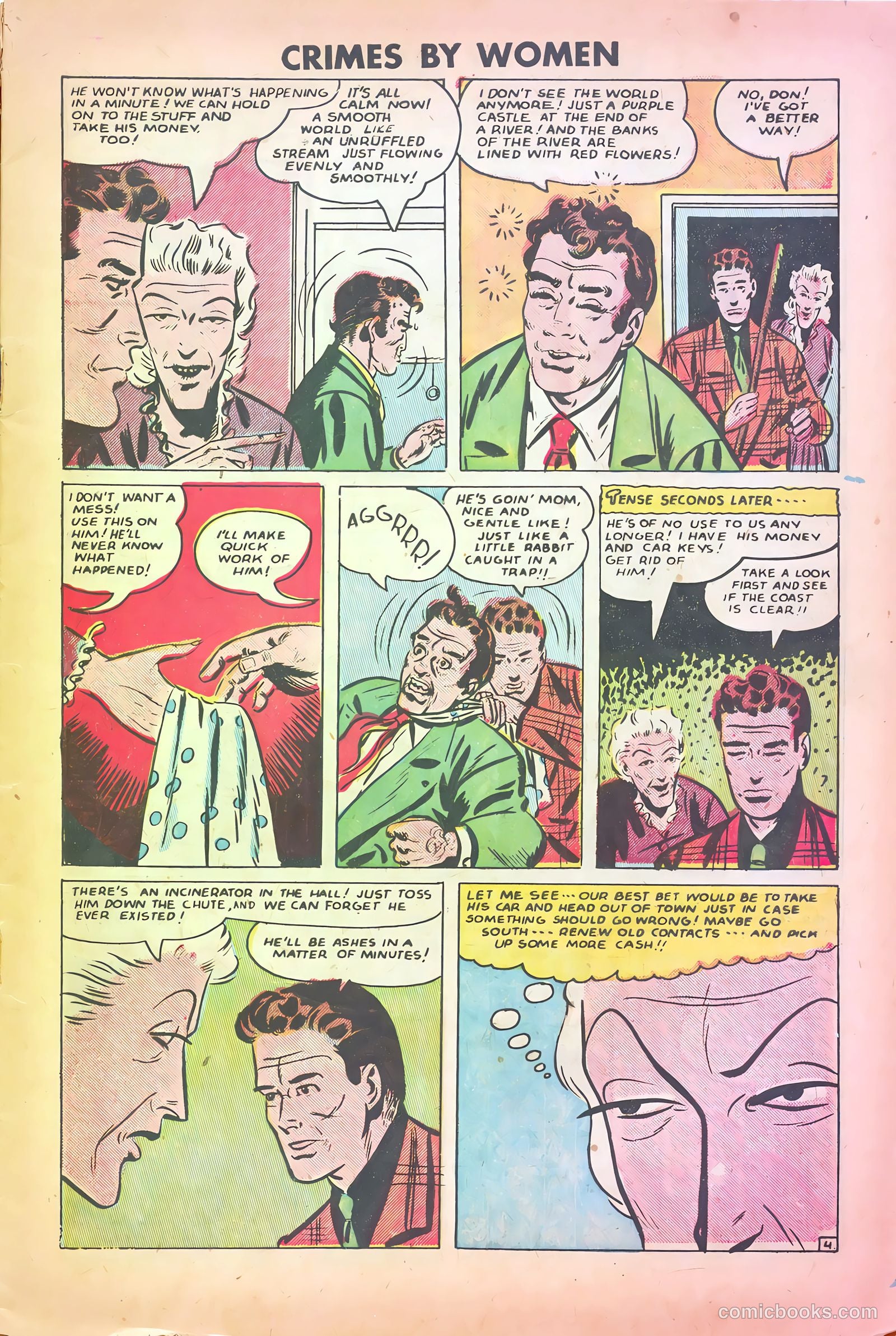 Crimes by Women #14 (1950) — page 5 of 36