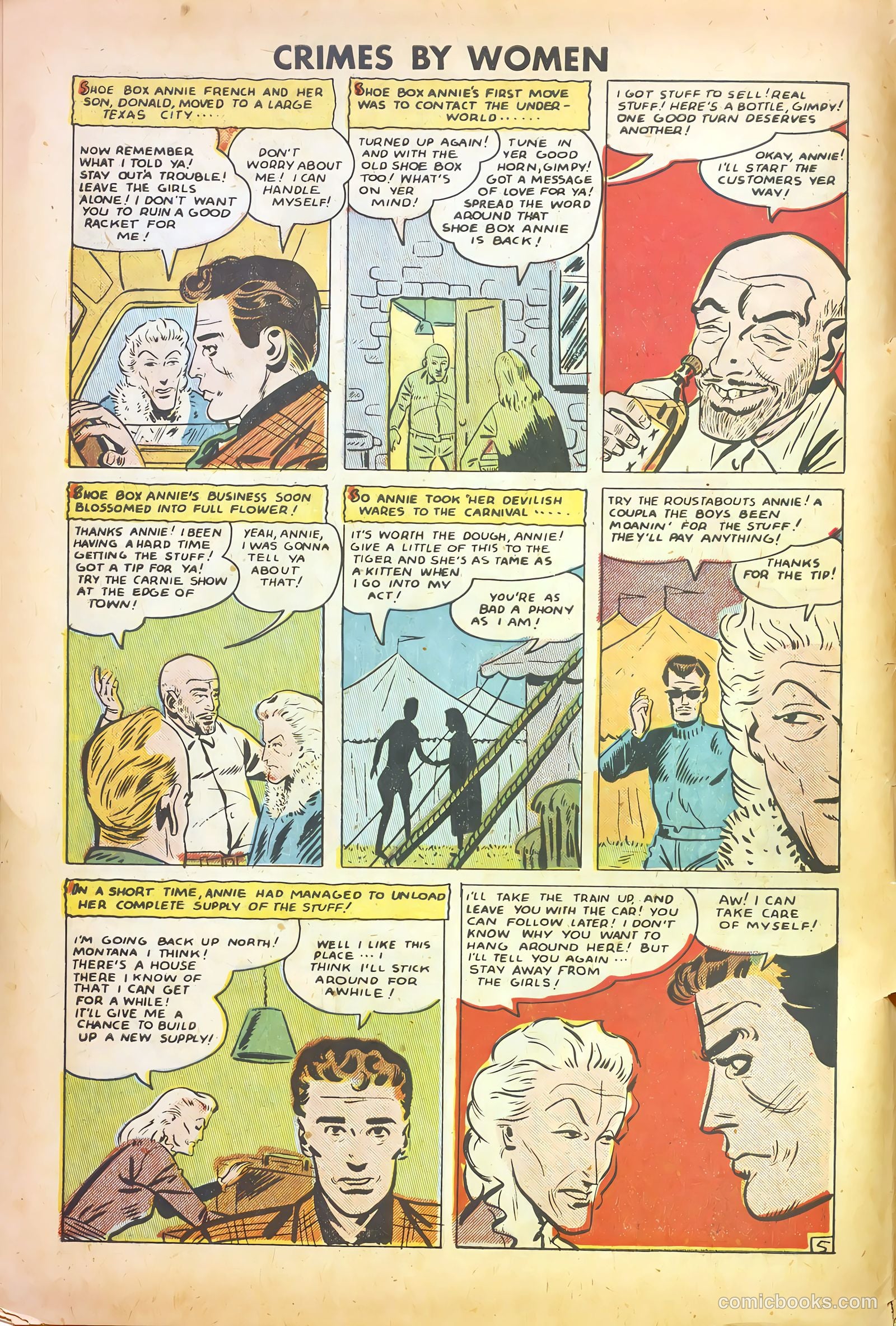 Crimes by Women #14 (1950) — page 6 of 36