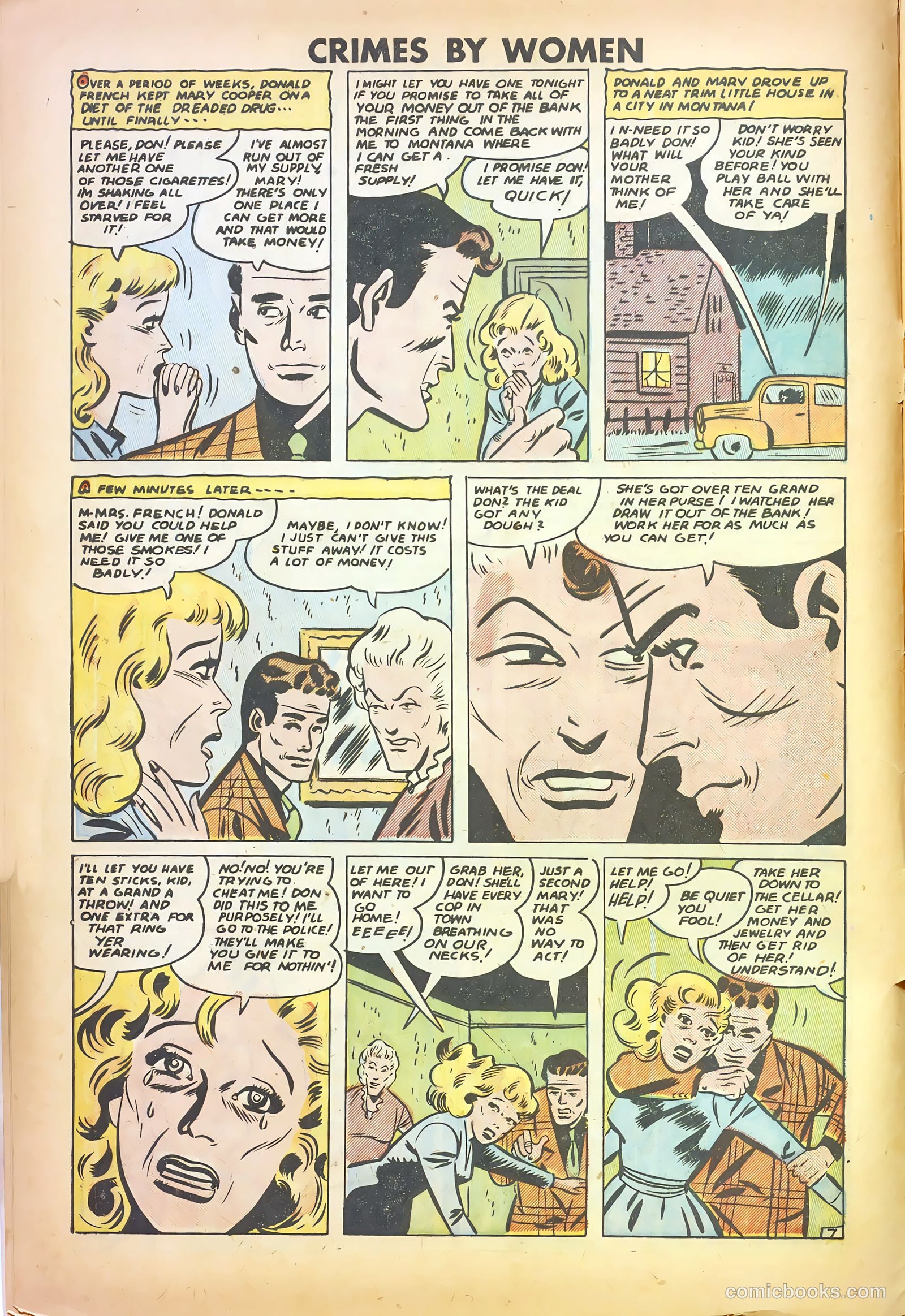 Crimes by Women #14 (1950) — page 8 of 36