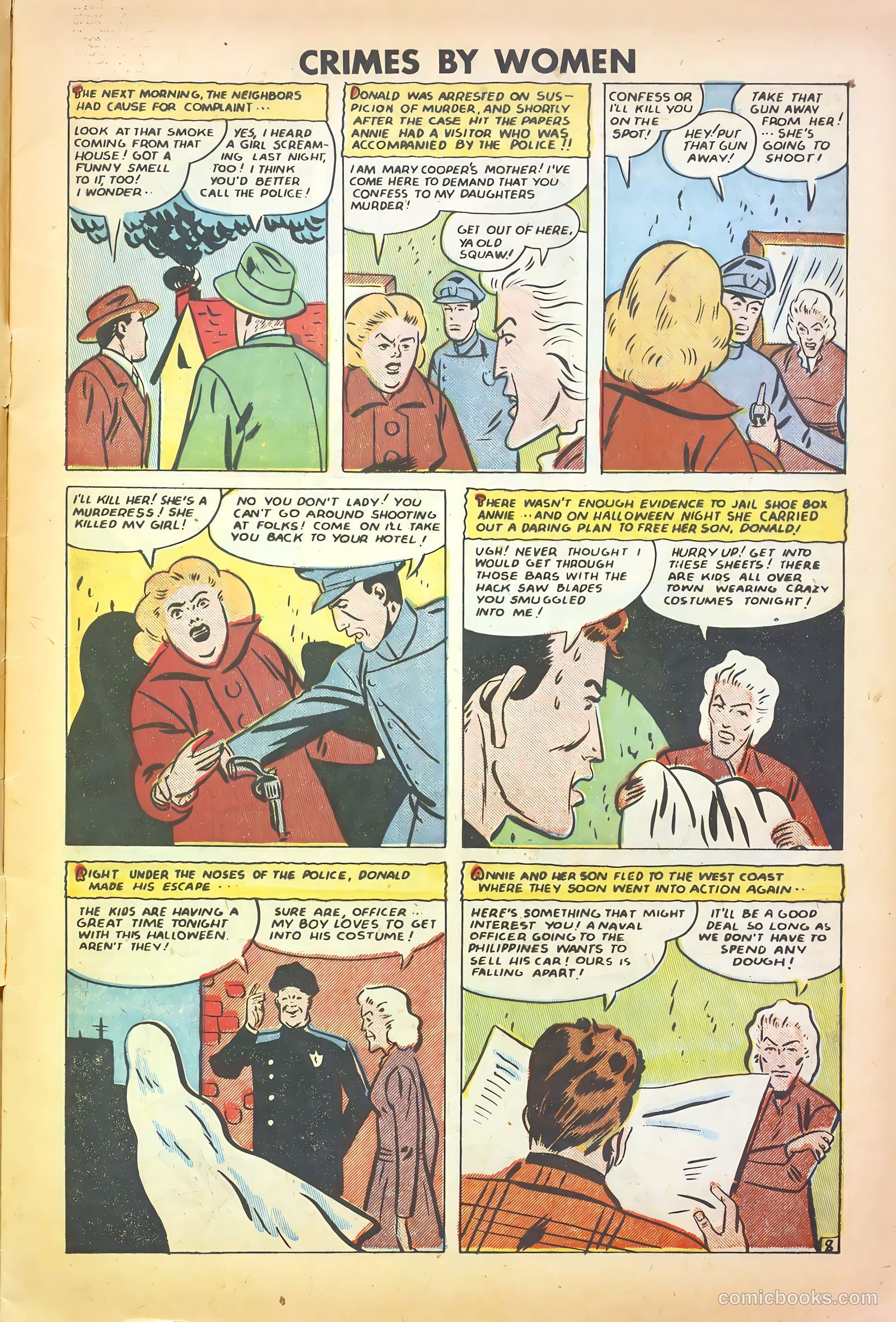Crimes by Women #14 (1950) — page 9 of 36