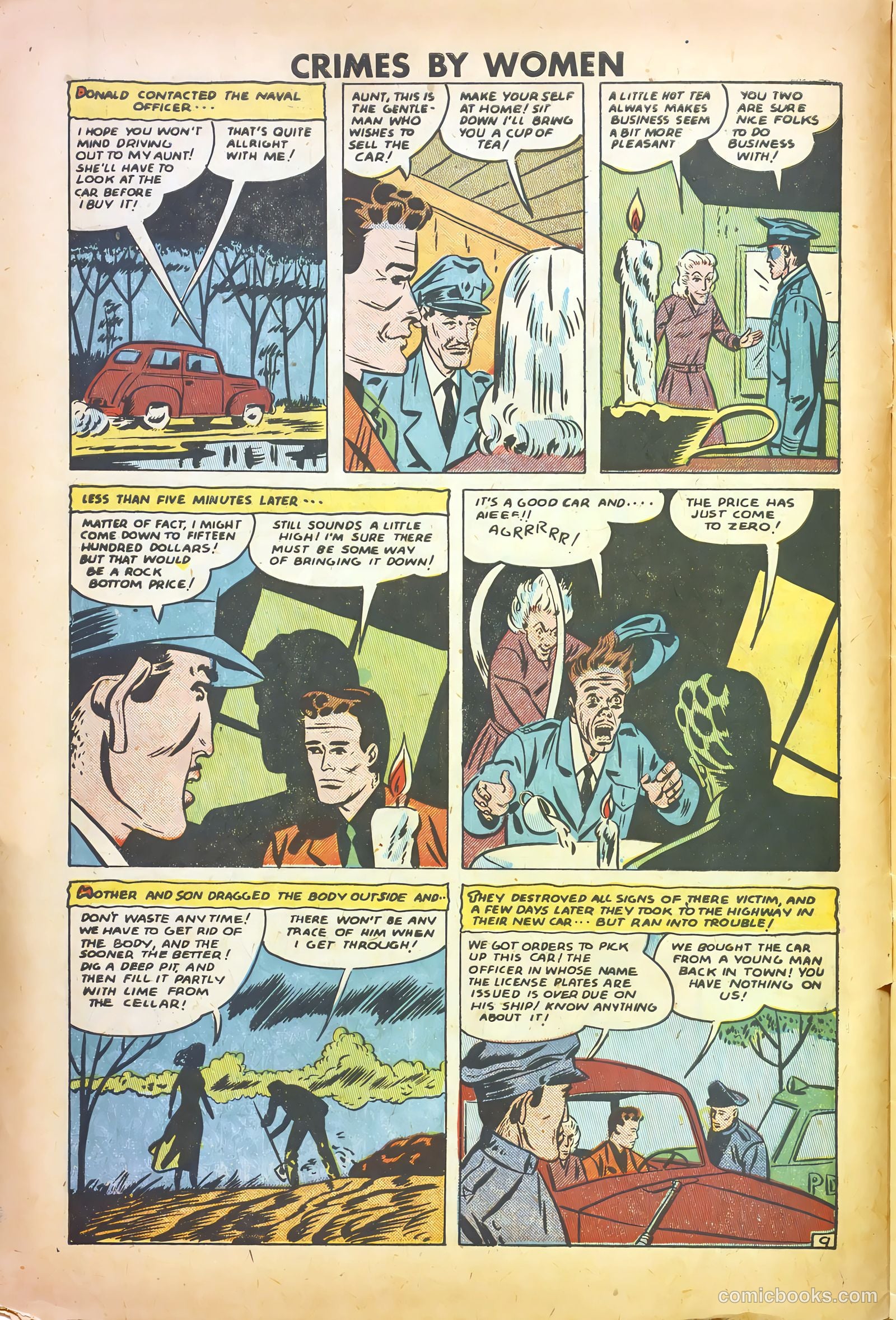 Crimes by Women #14 (1950) — page 10 of 36