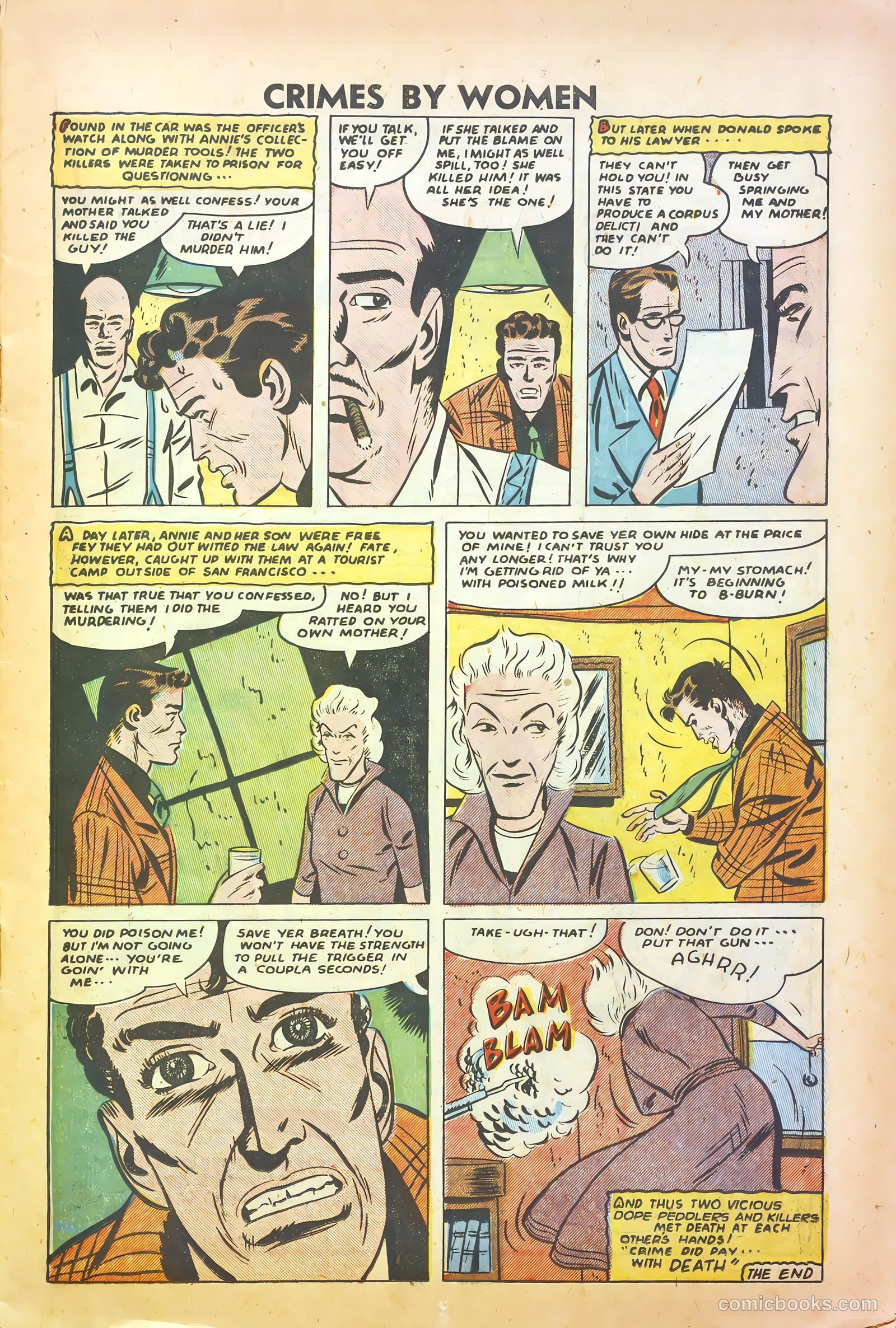 Crimes by Women #14 (1950) — page 11 of 36