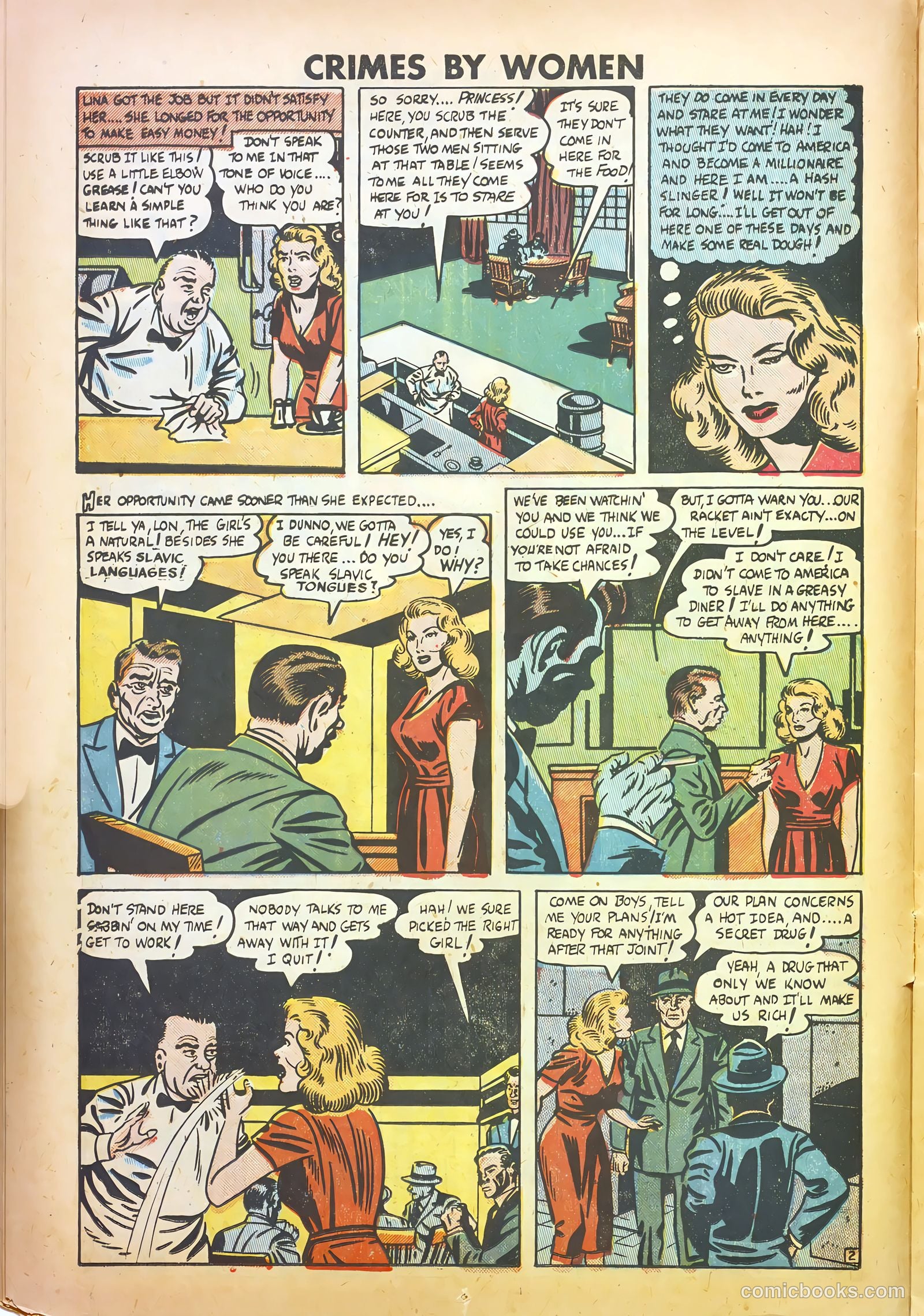Crimes by Women #14 (1950) — page 14 of 36