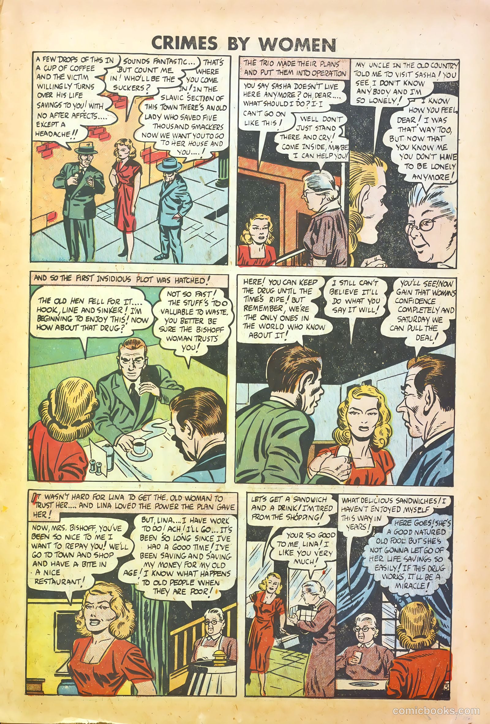 Crimes by Women #14 (1950) — page 15 of 36