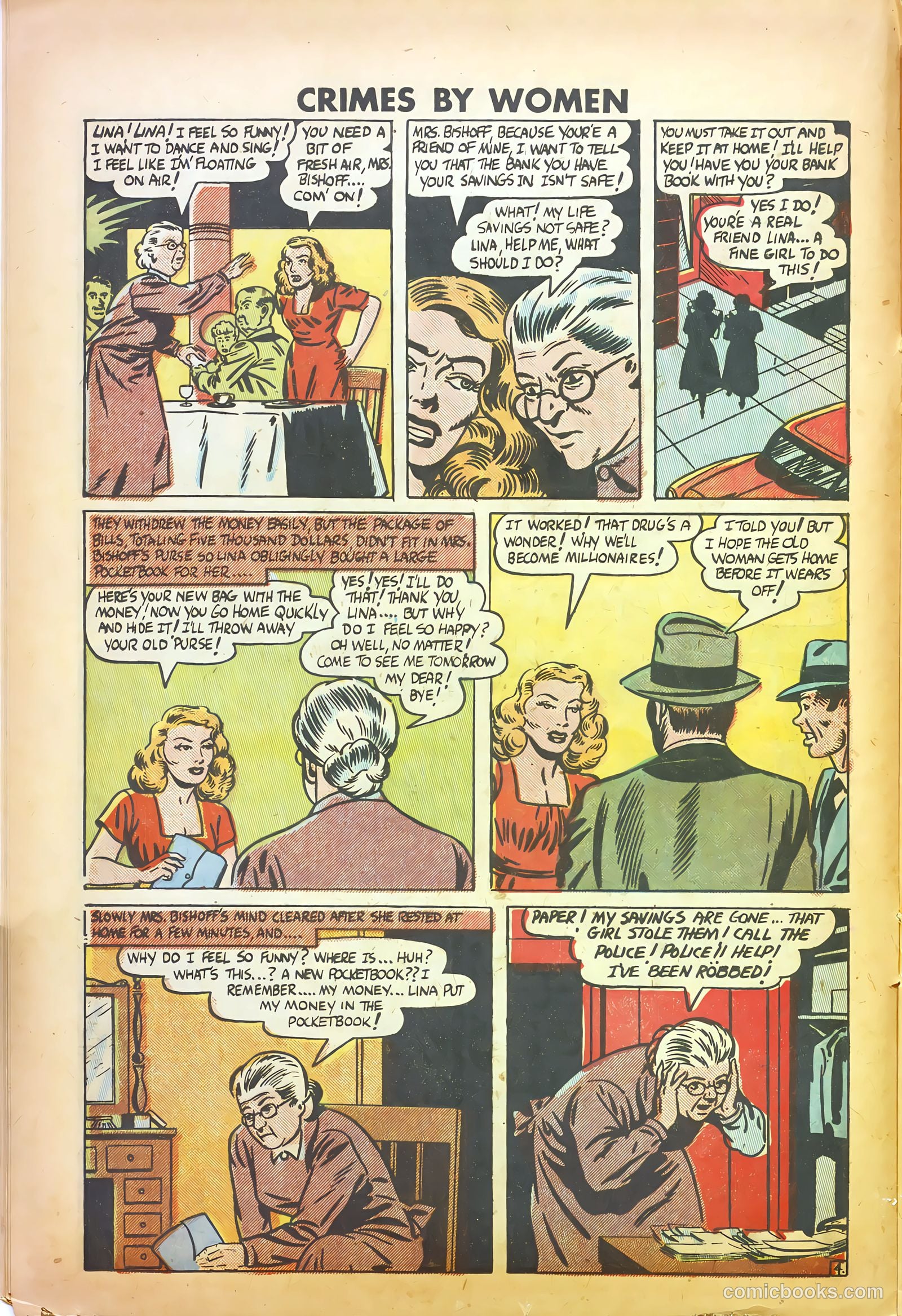 Crimes by Women #14 (1950) — page 16 of 36