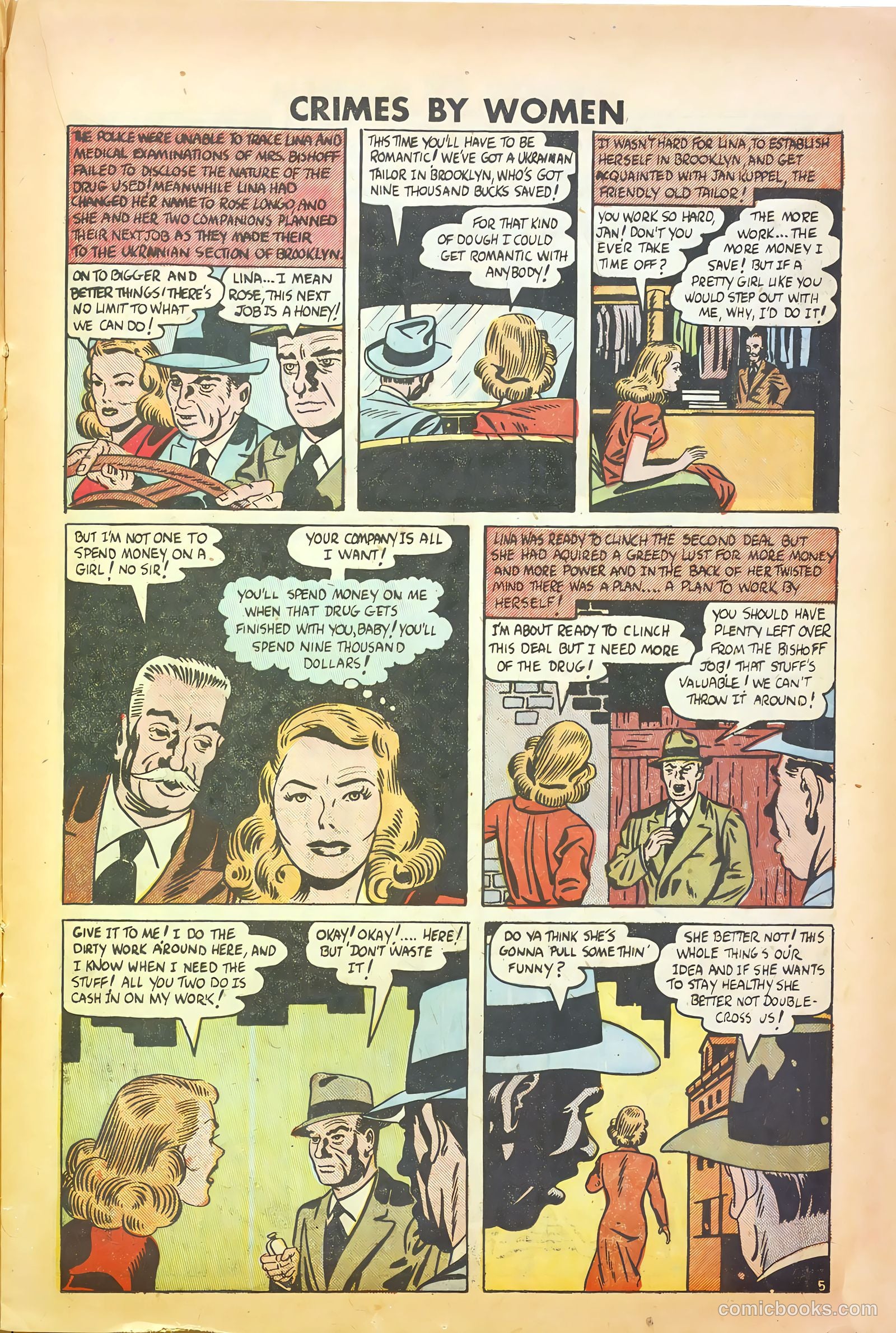 Crimes by Women #14 (1950) — page 17 of 36