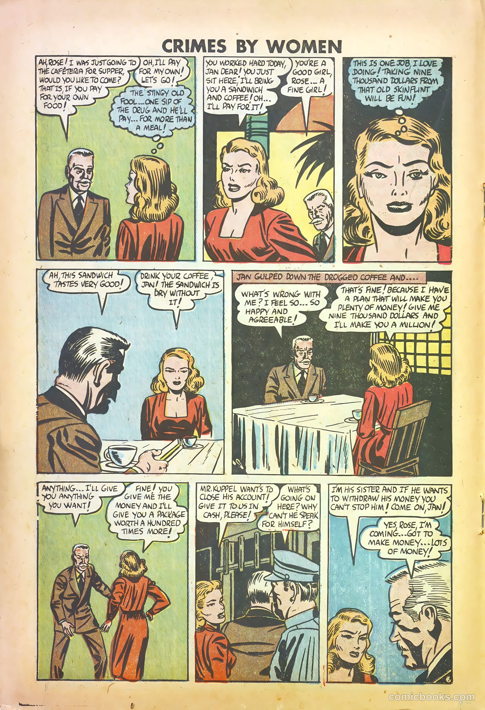 Crimes by Women #14 (1950) — page 18 of 36