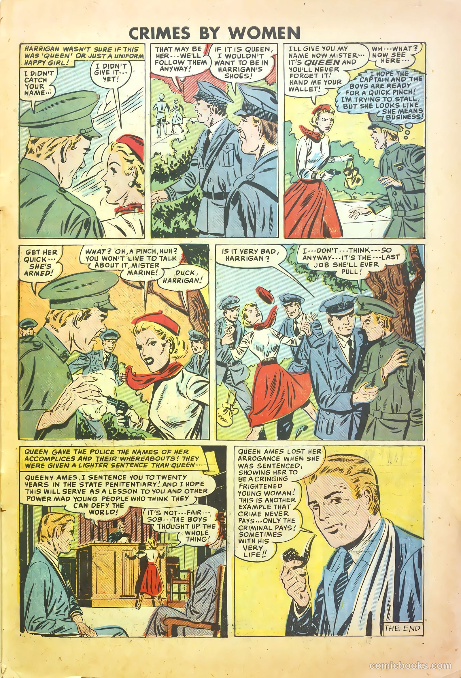 Crimes by Women #14 (1950) — page 31 of 36