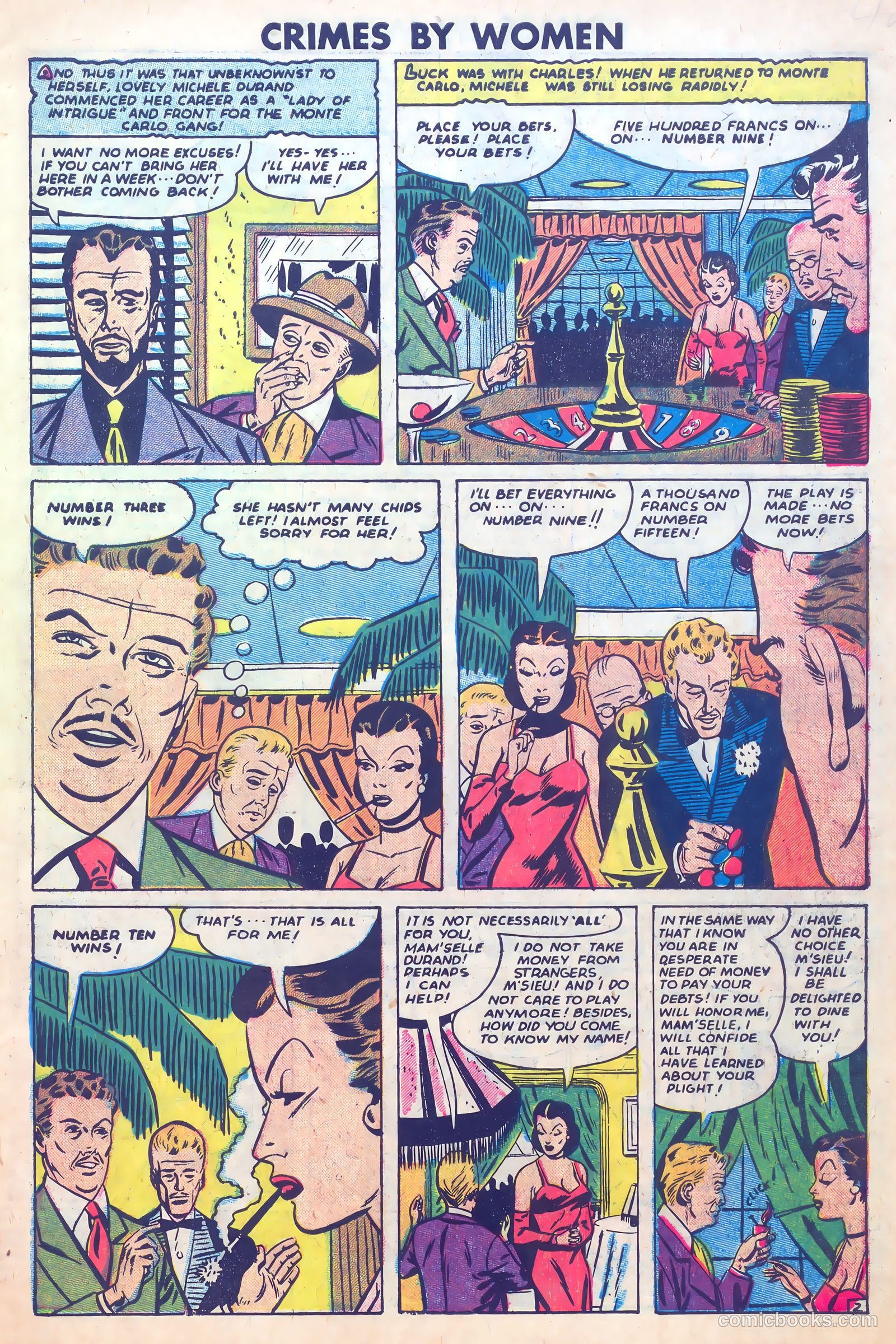 Crimes by Women #15 (1951) — page 3 of 36