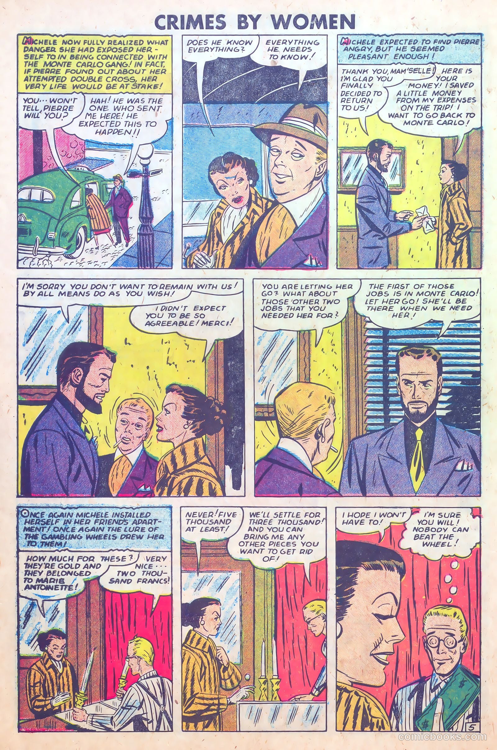 Crimes by Women #15 (1951) — page 6 of 36