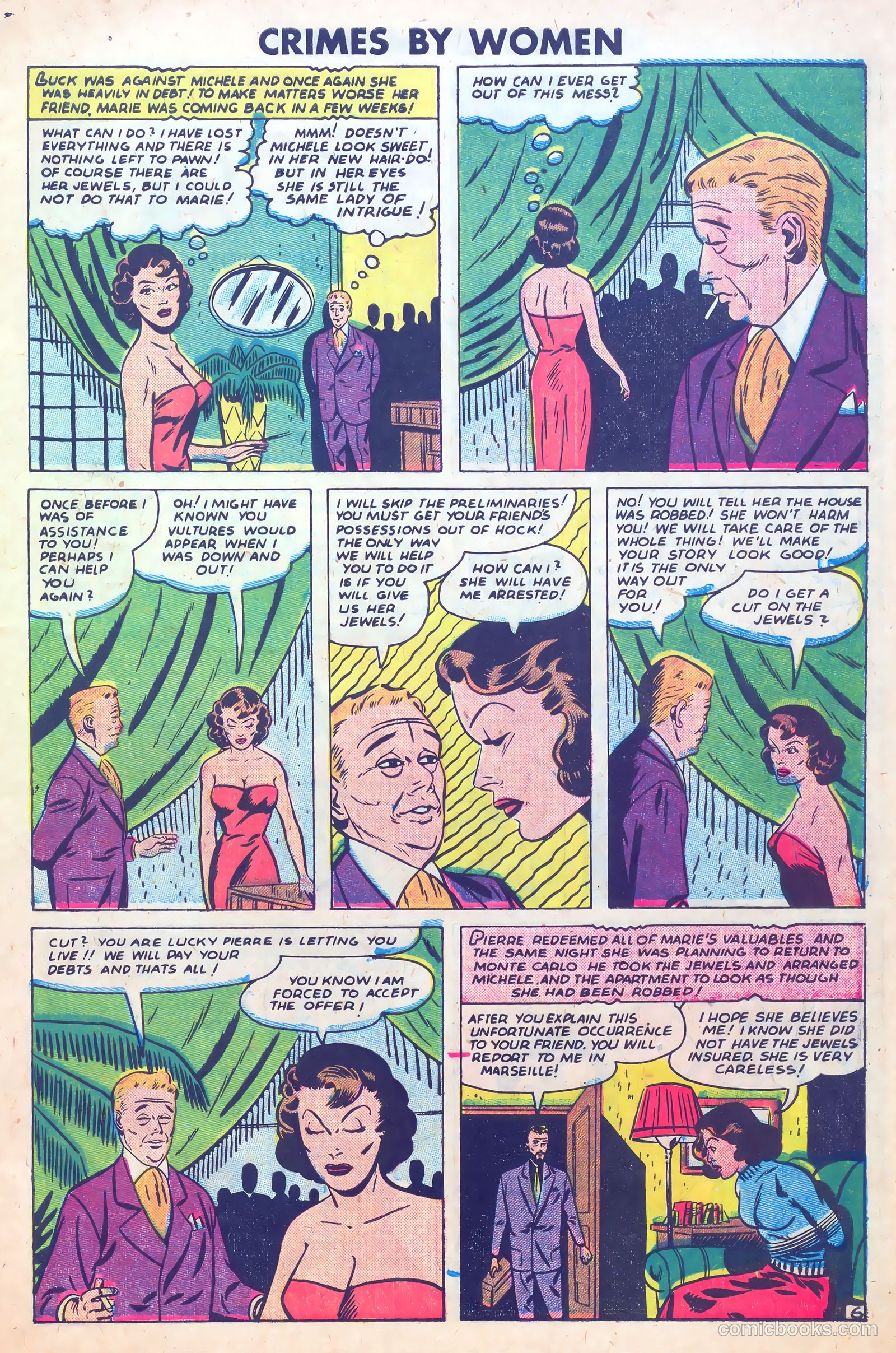 Crimes by Women #15 (1951) — page 7 of 36