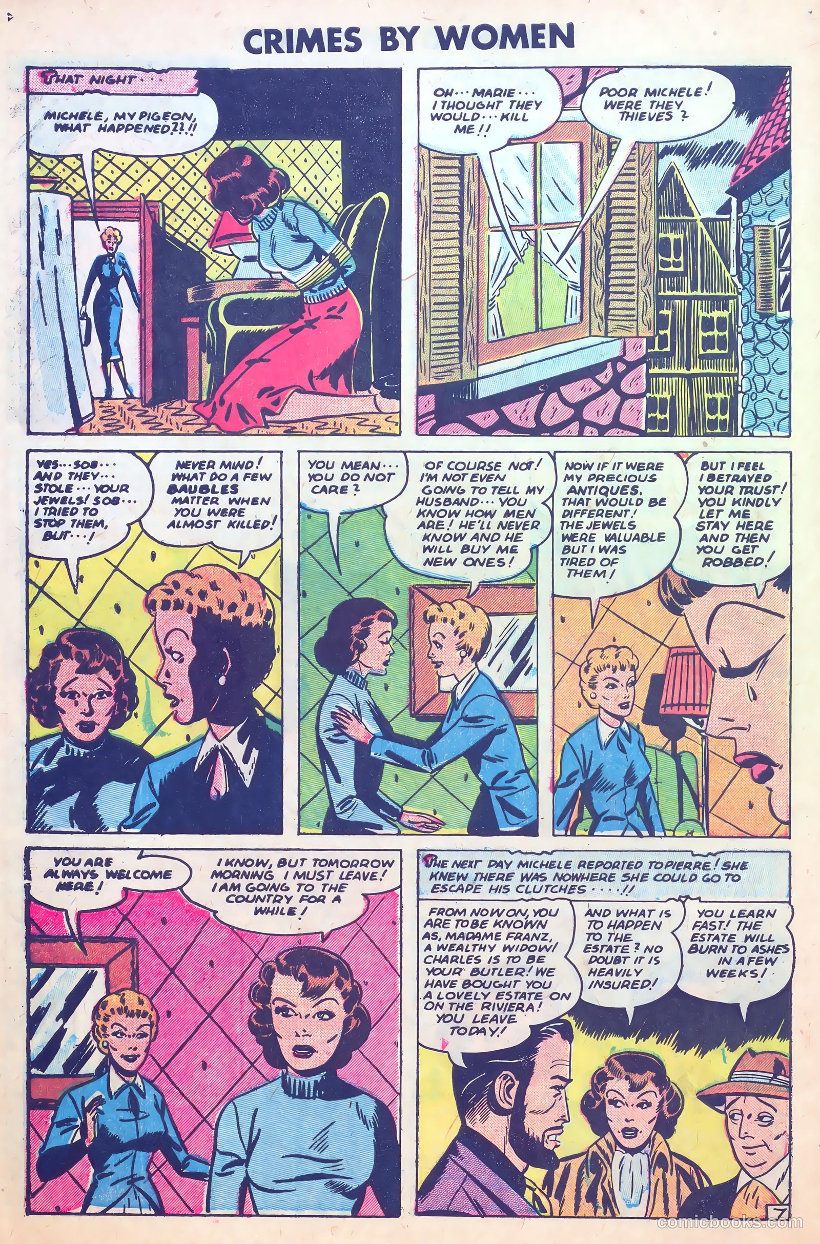 Crimes by Women #15 (1951) — page 8 of 36