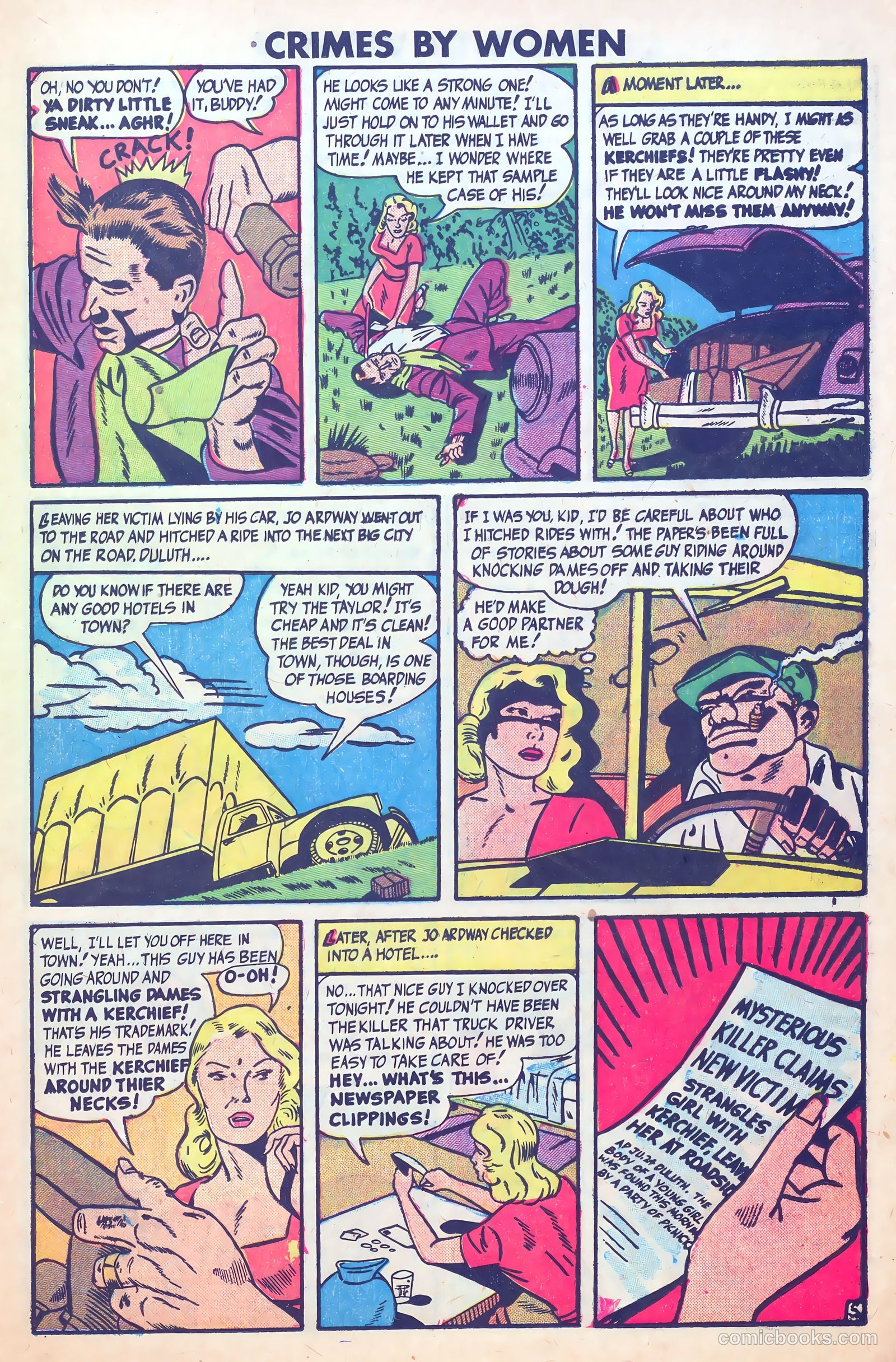 Crimes by Women #15 (1951) — page 17 of 36