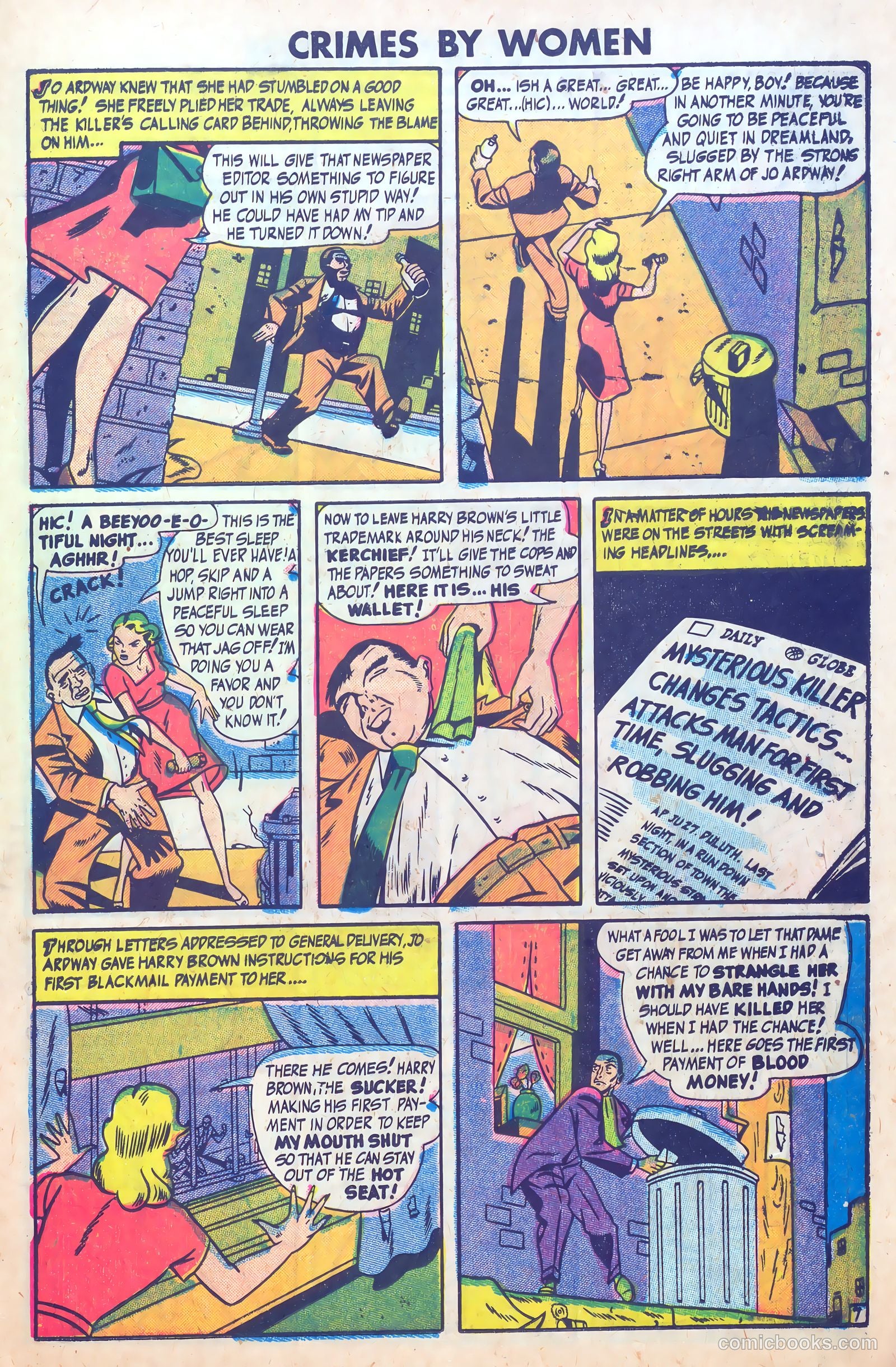 Crimes by Women #15 (1951) — page 19 of 36