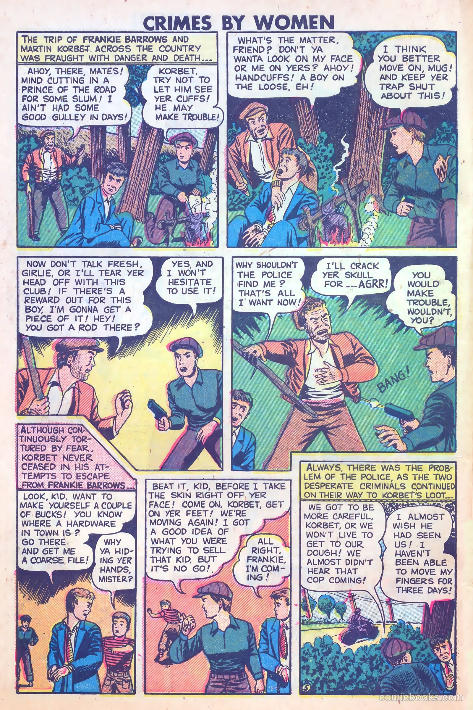Crimes by Women #15 (1951) — page 28 of 36