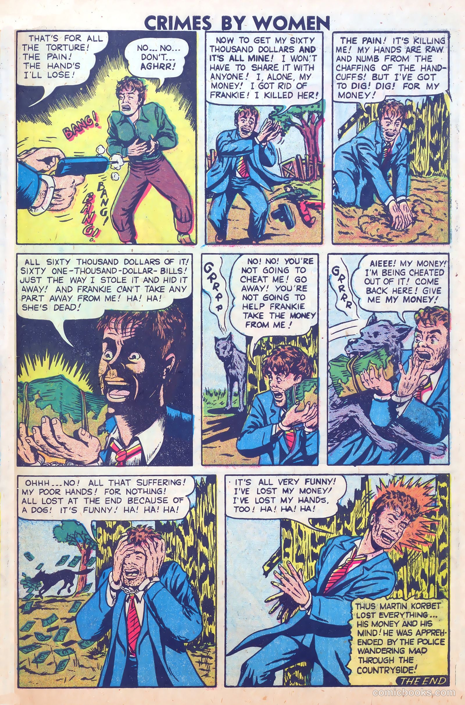 Crimes by Women #15 (1951) — page 31 of 36