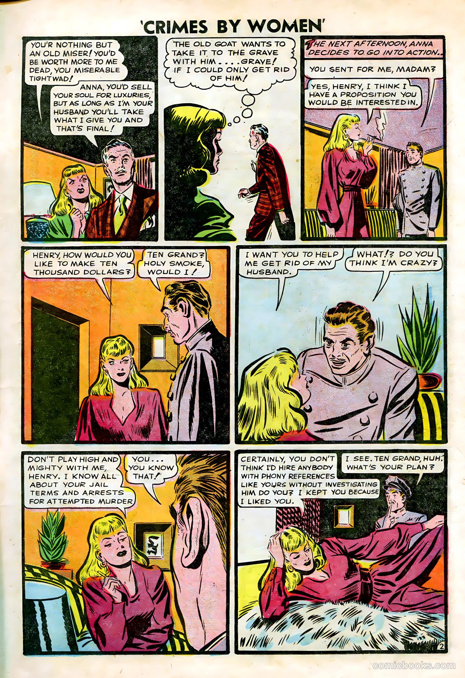 Crimes by Women #2 (1948) — page 13 of 36