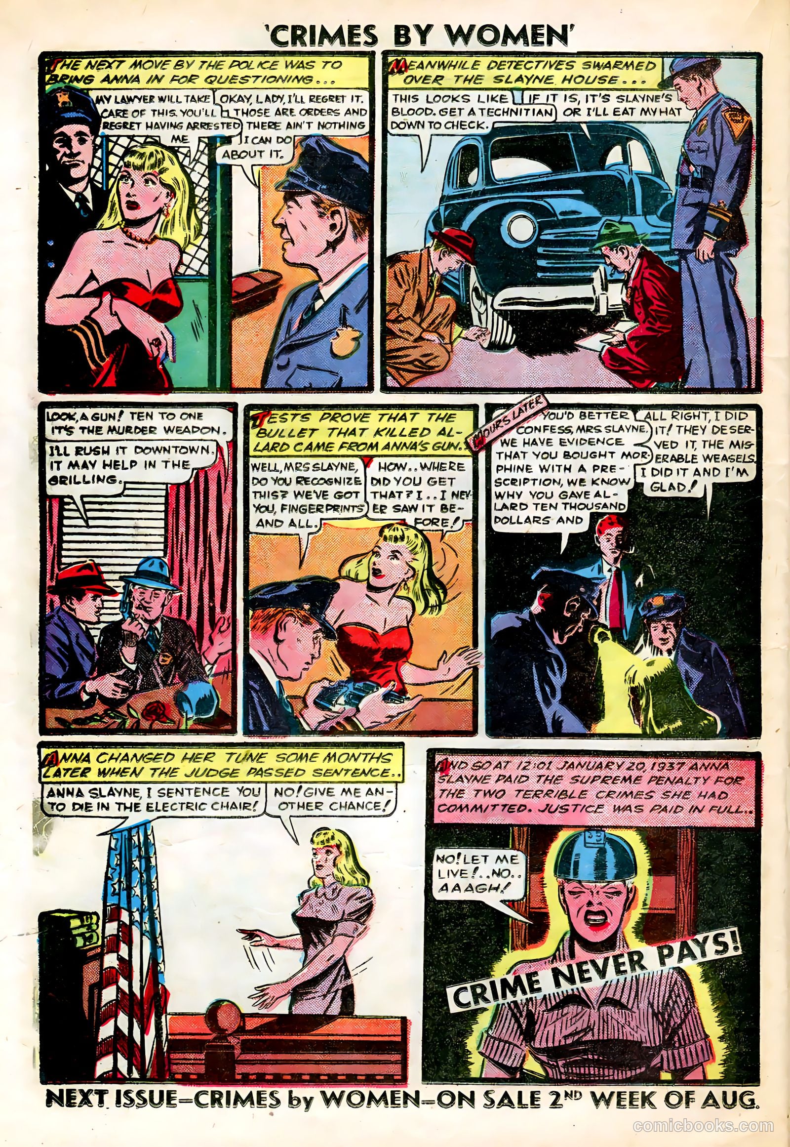 Crimes by Women #2 (1948) — page 20 of 36
