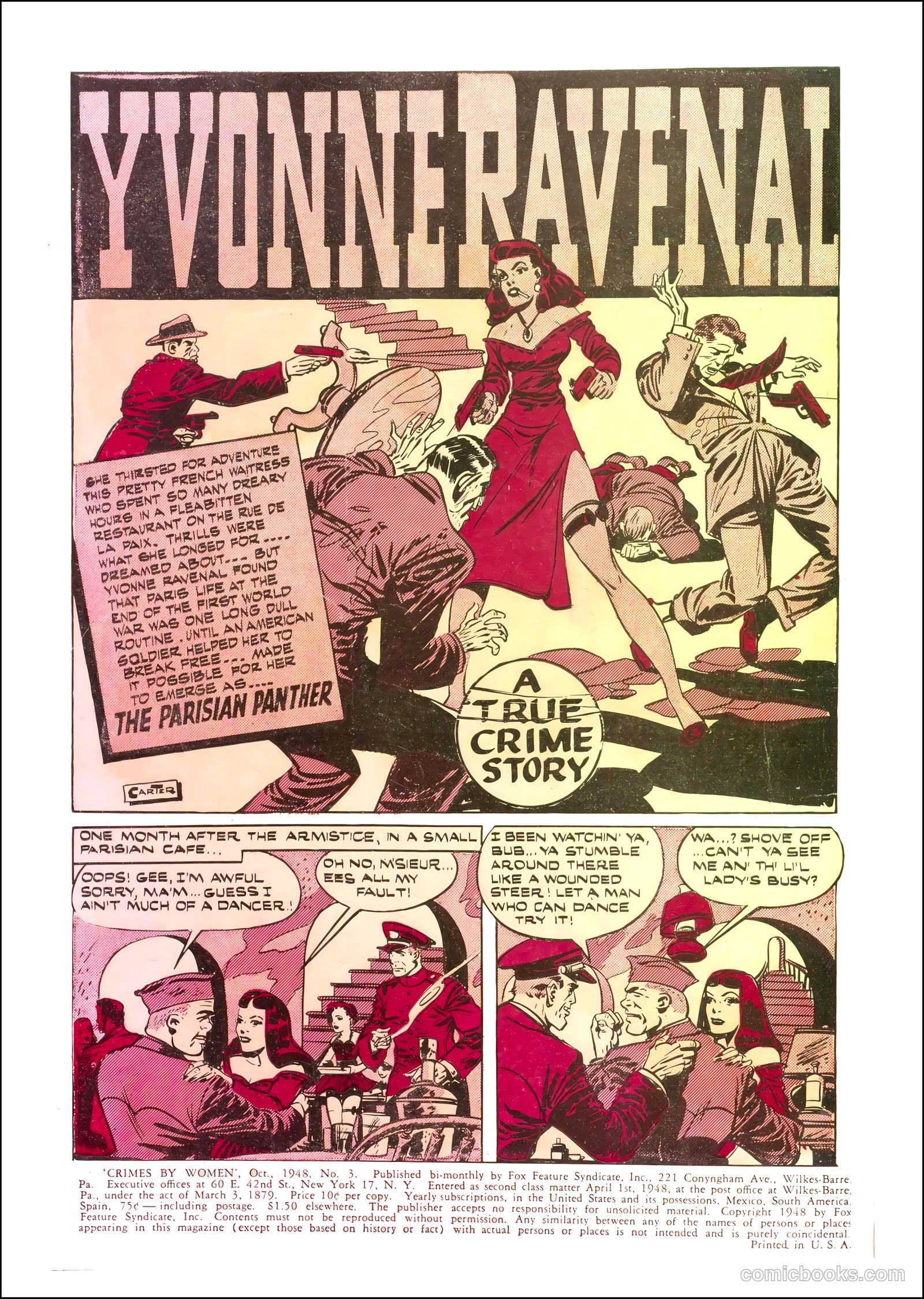 Crimes by Women #3 (1948) — page 2 of 36