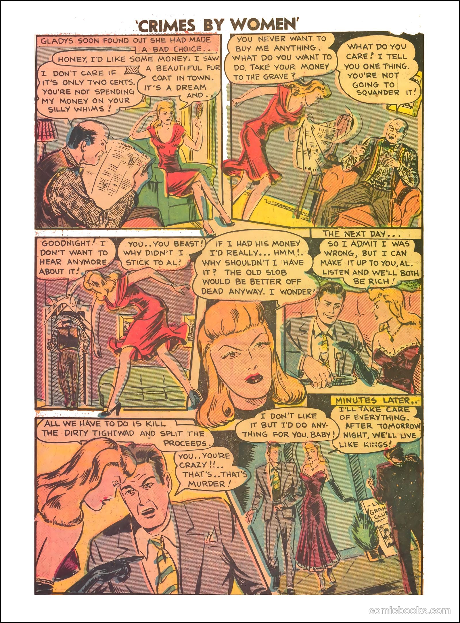 Crimes by Women #3 (1948) — page 12 of 36
