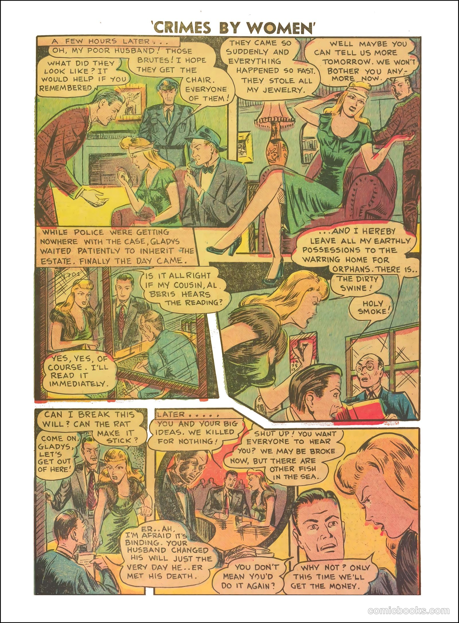 Crimes by Women #3 (1948) — page 15 of 36
