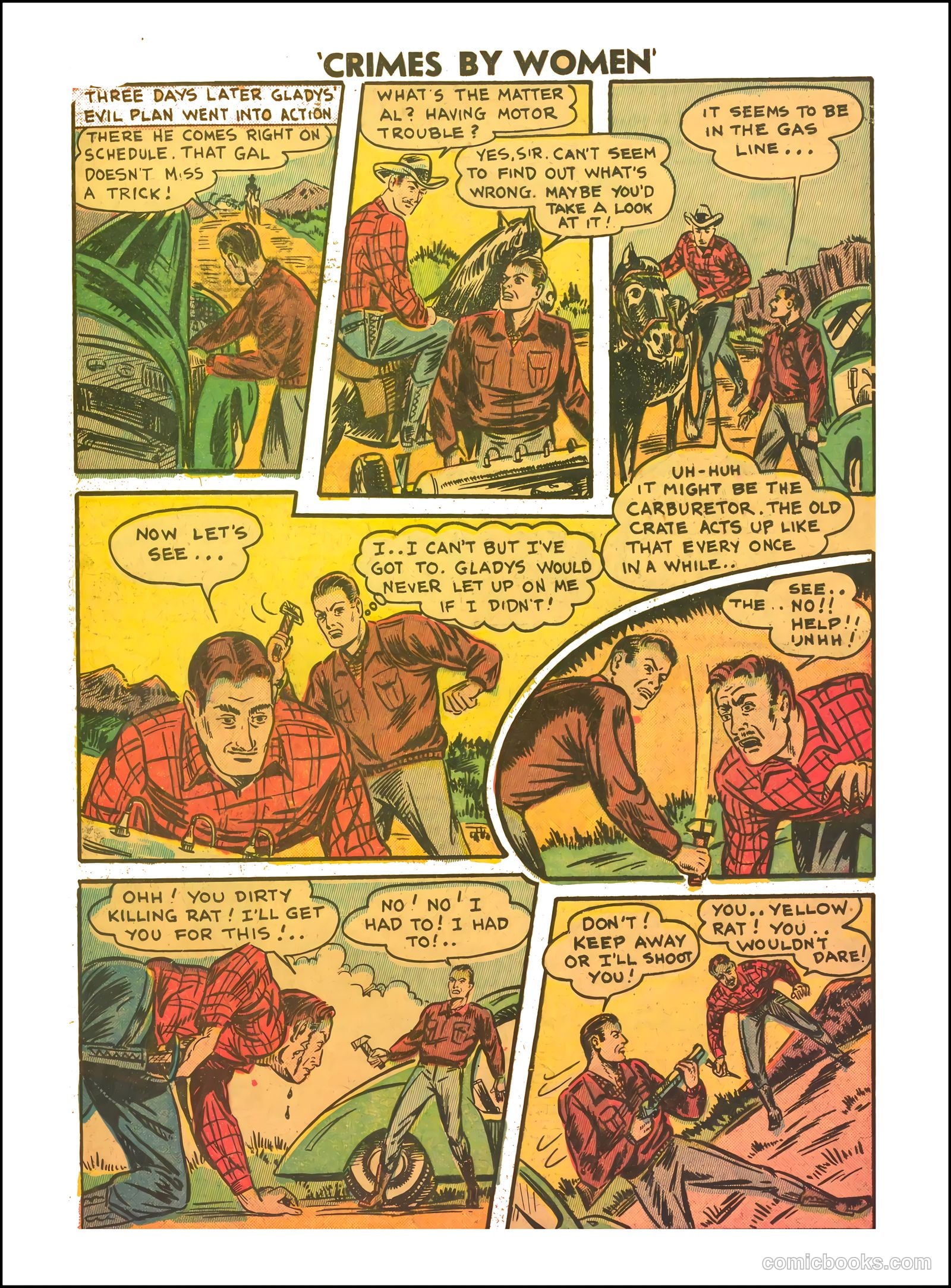 Crimes by Women #3 (1948) — page 17 of 36