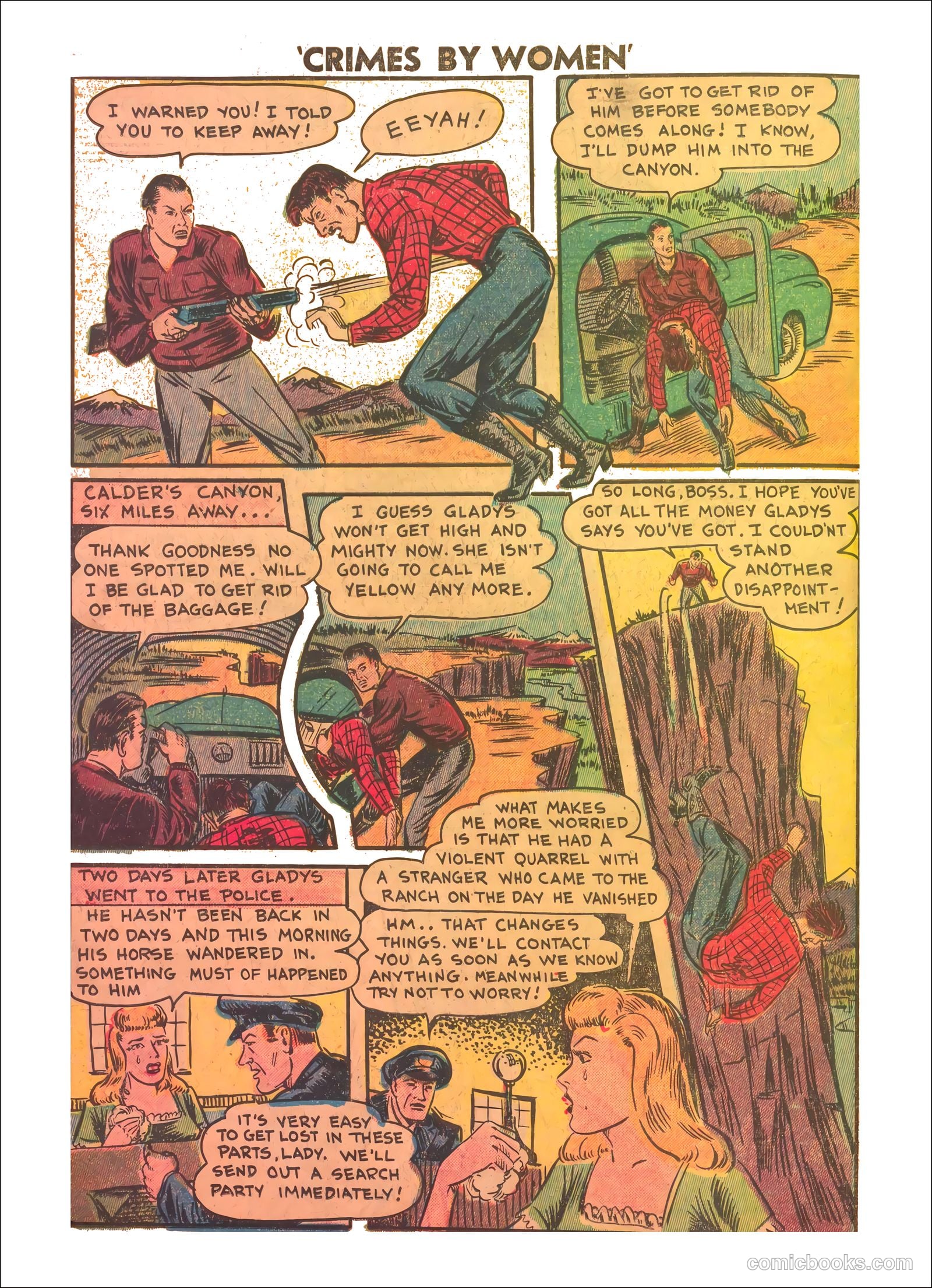 Crimes by Women #3 (1948) — page 18 of 36