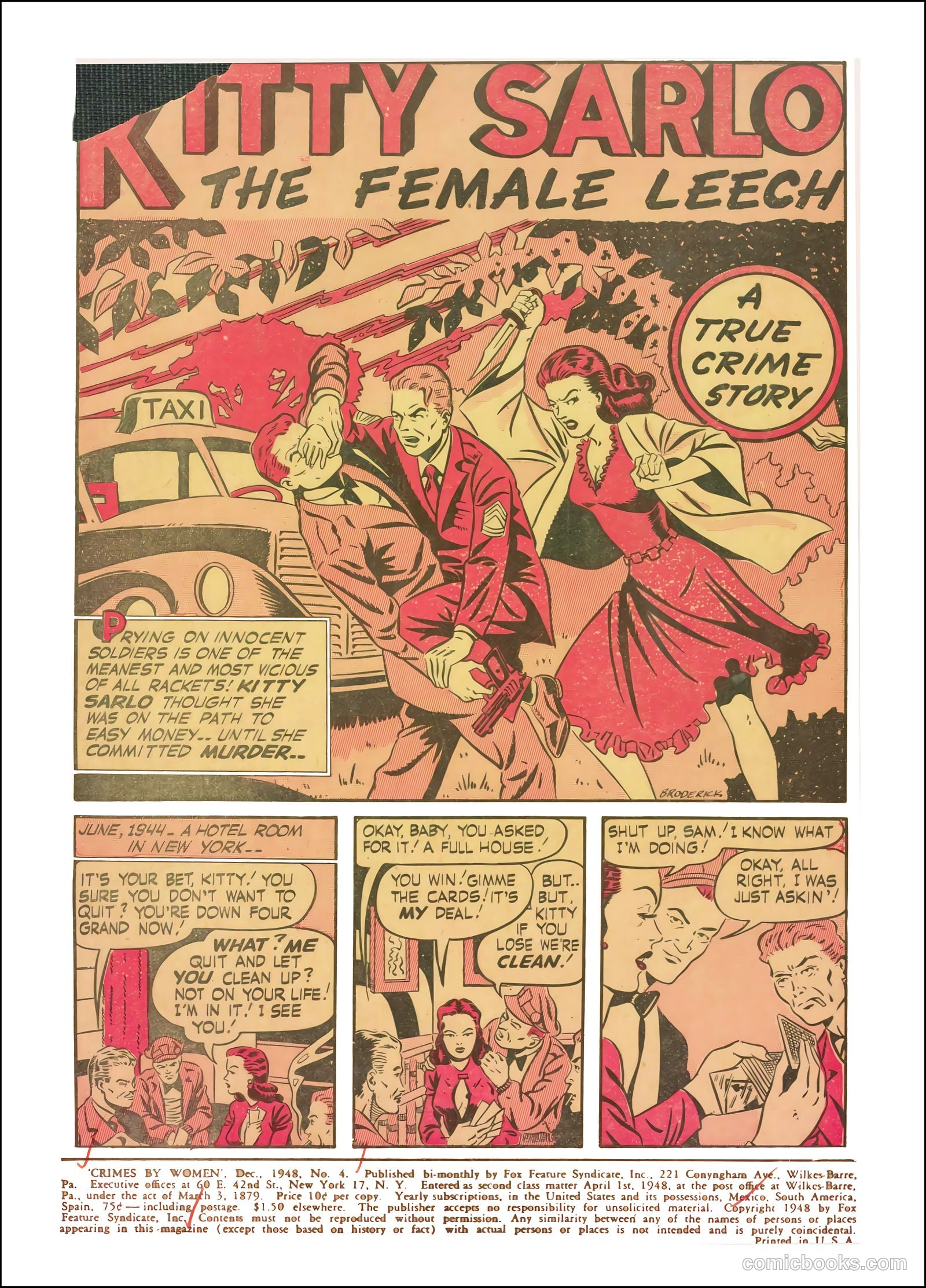 Crimes by Women #4 (1948) — page 2 of 36