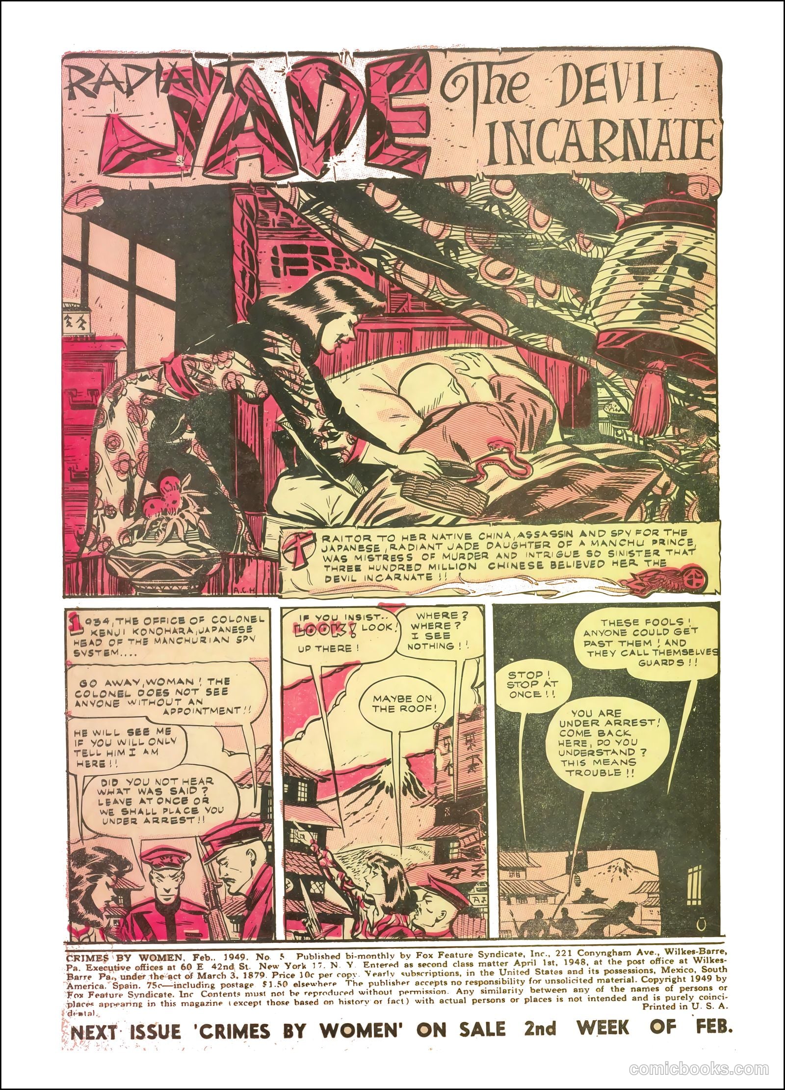 Crimes by Women #5 (1949) — page 2 of 36