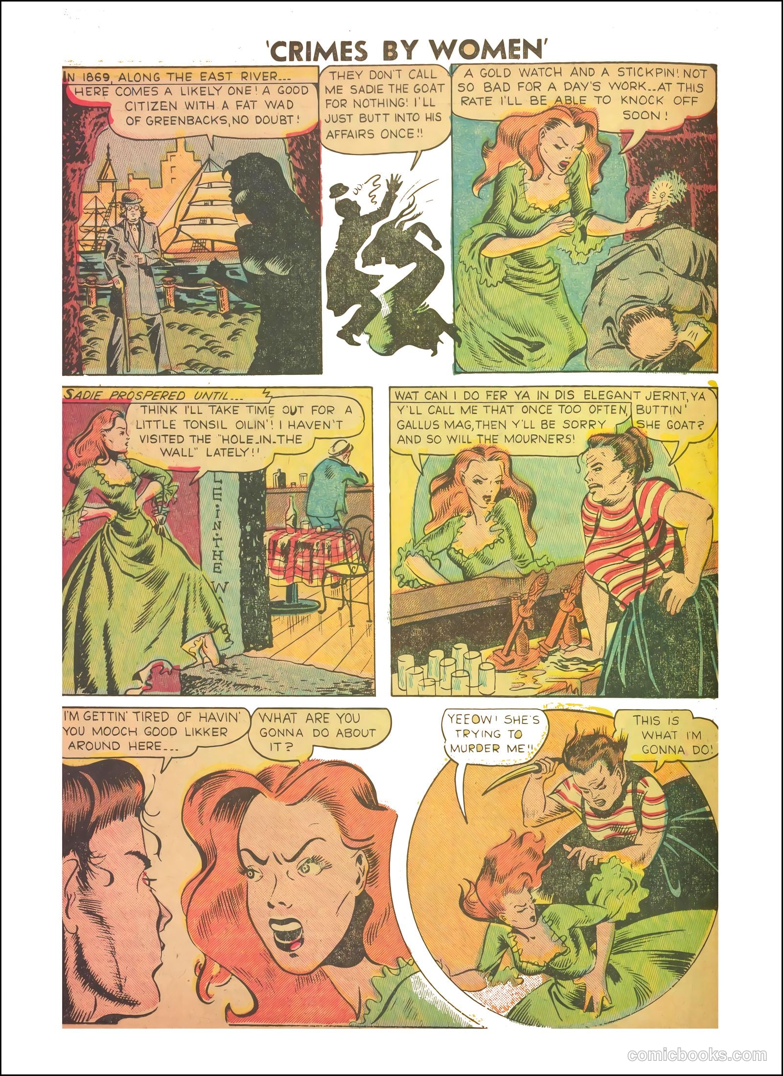 Crimes by Women #5 (1949) — page 14 of 36