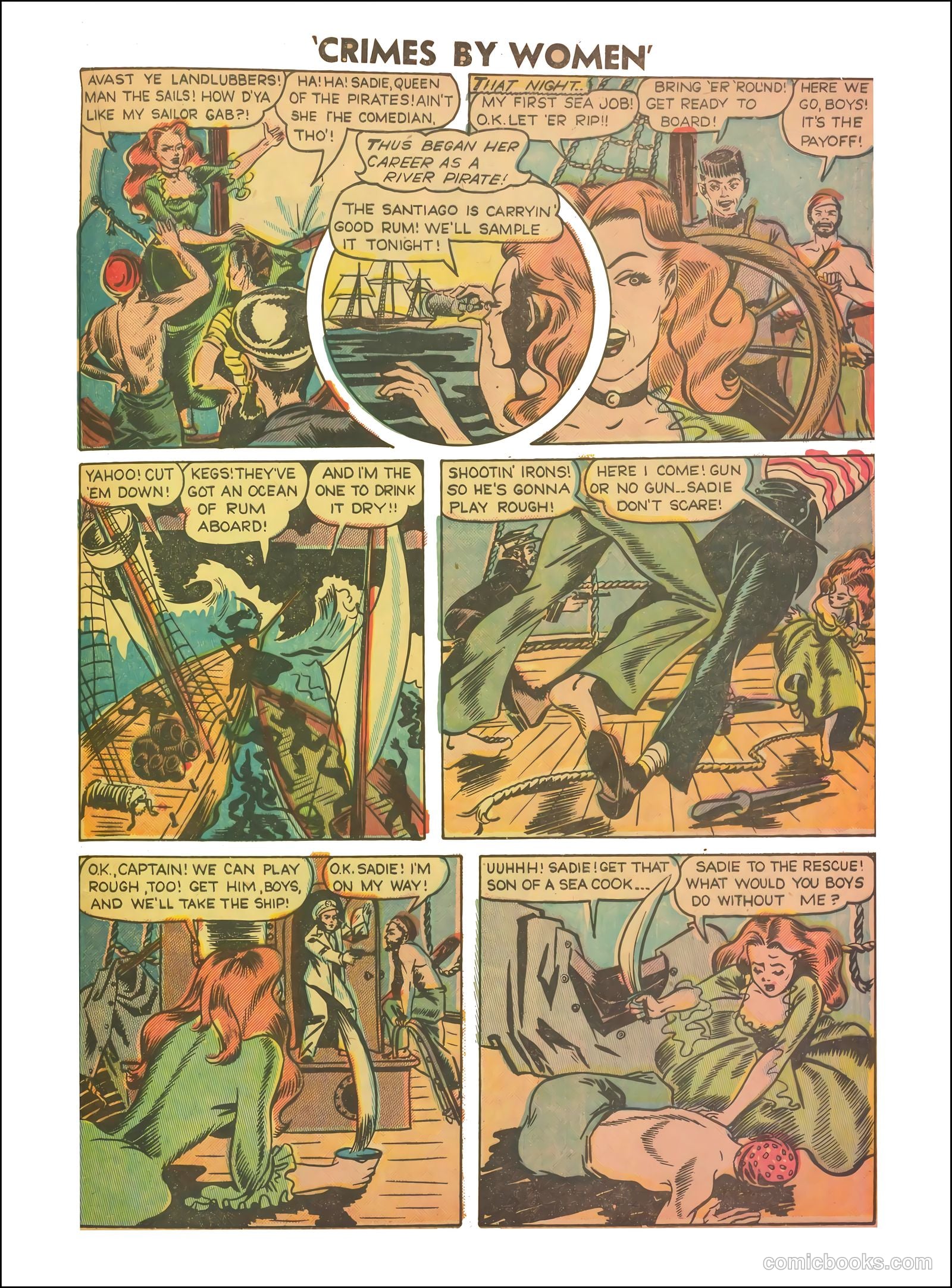 Crimes by Women #5 (1949) — page 17 of 36