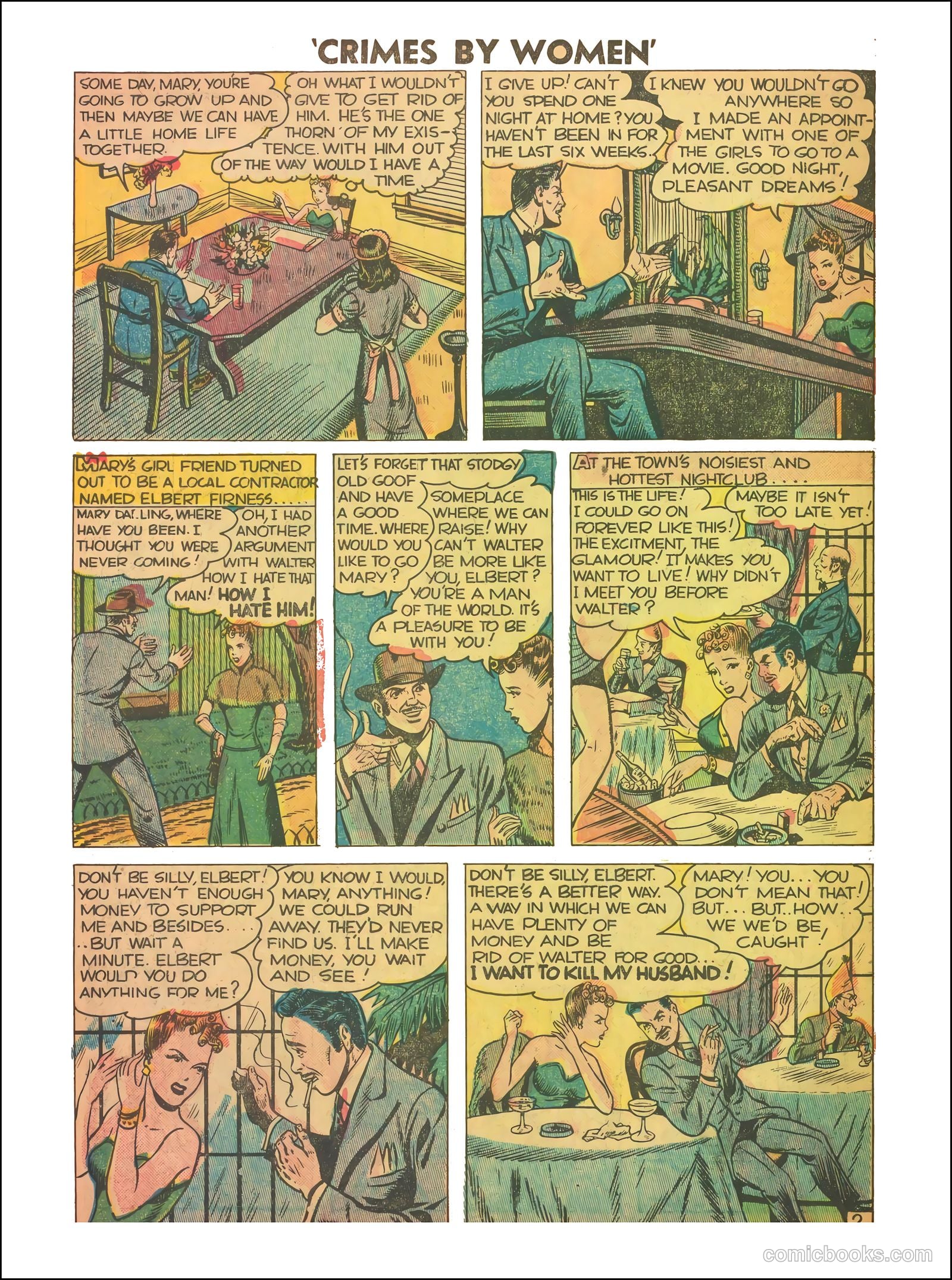 Crimes by Women #5 (1949) — page 26 of 36