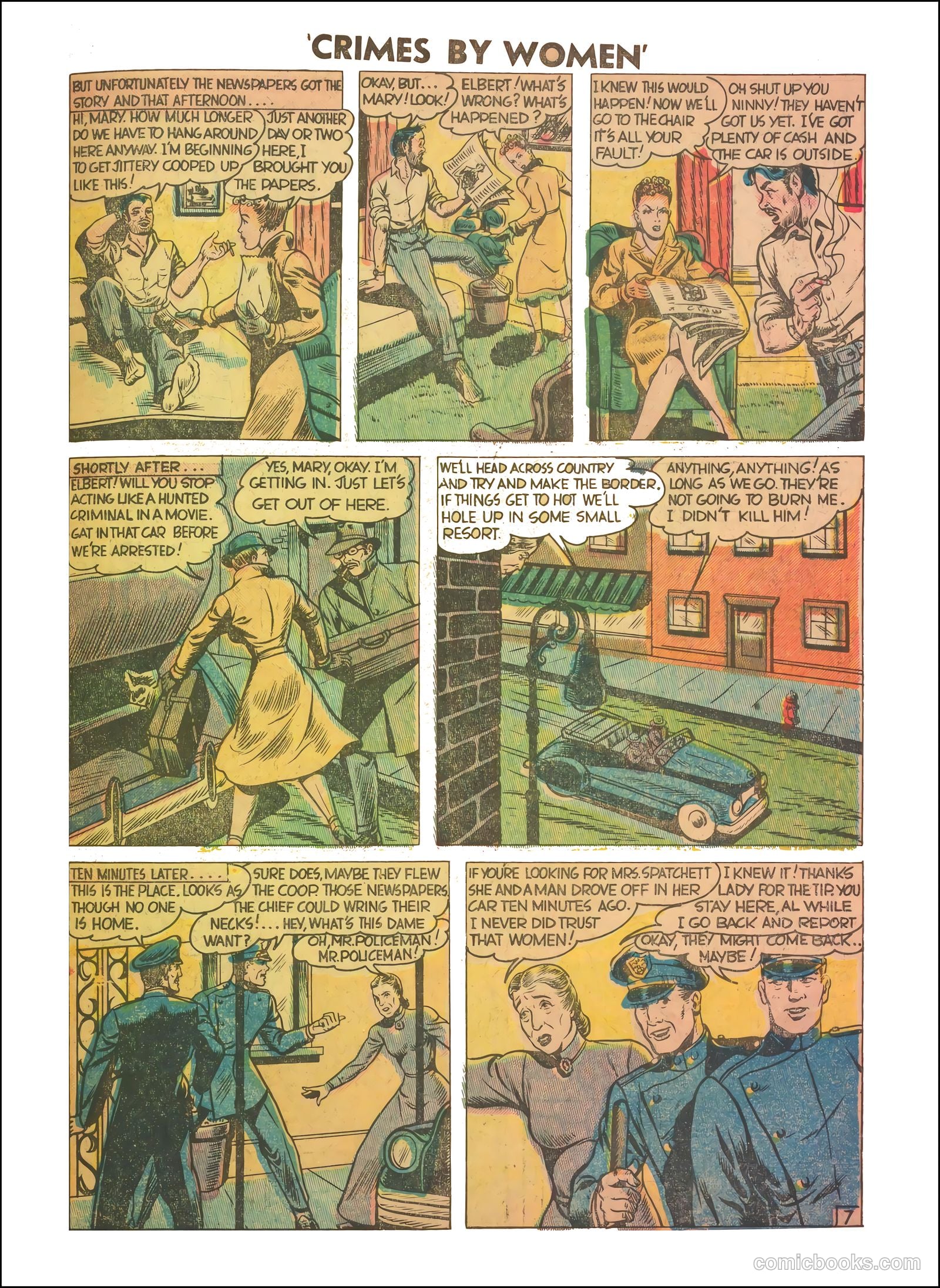 Crimes by Women #5 (1949) — page 31 of 36