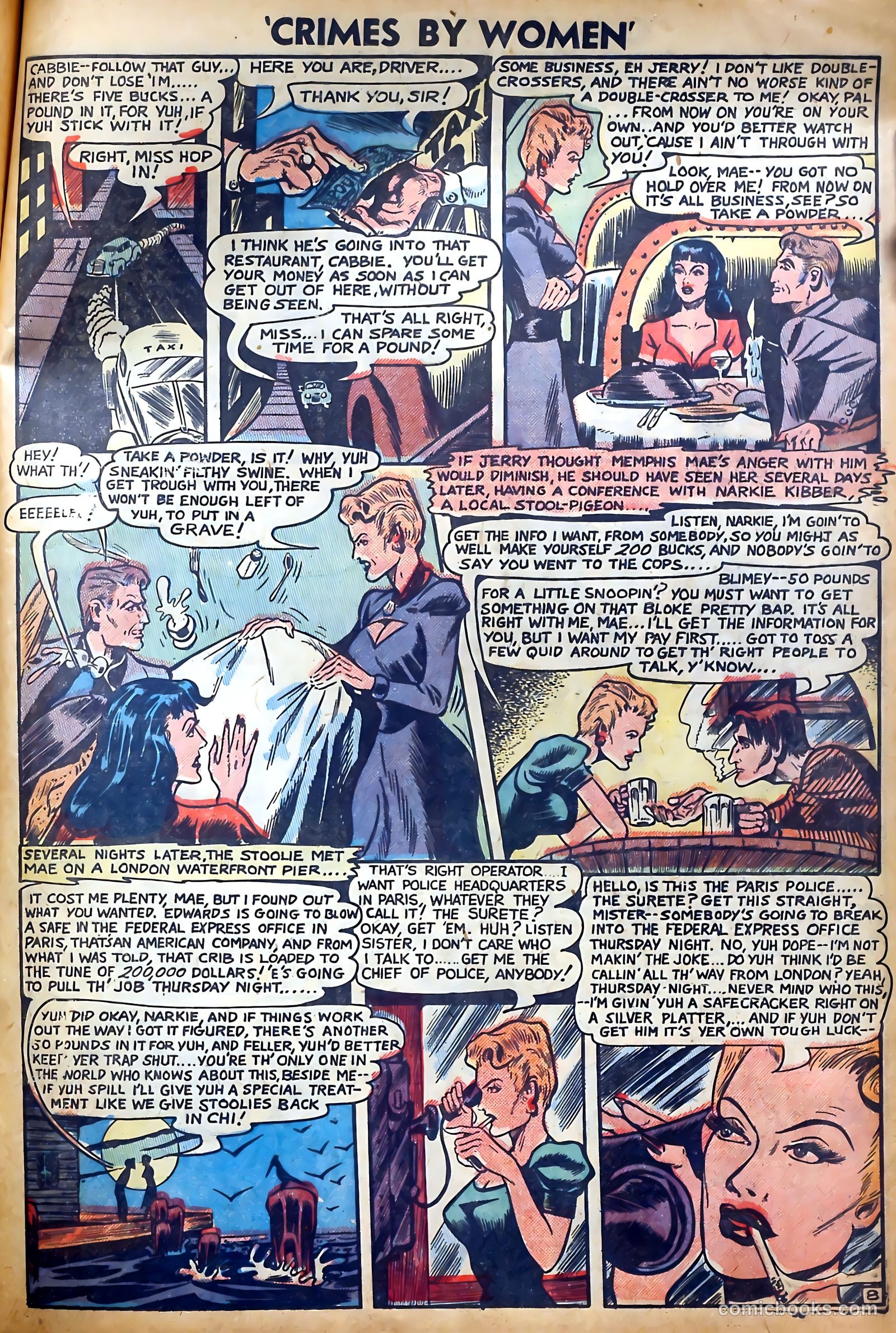 Crimes by Women #6 (1949) — page 9 of 36