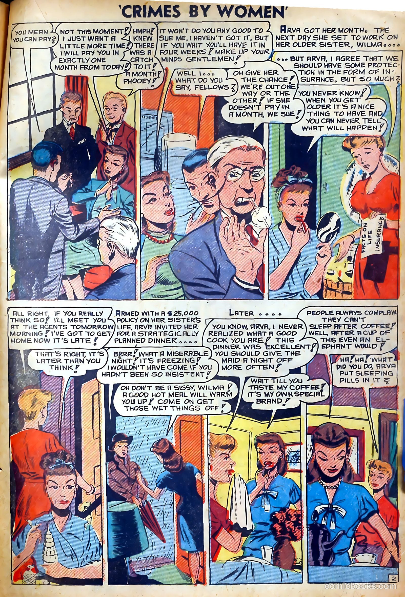 Crimes by Women #6 (1949) — page 13 of 36