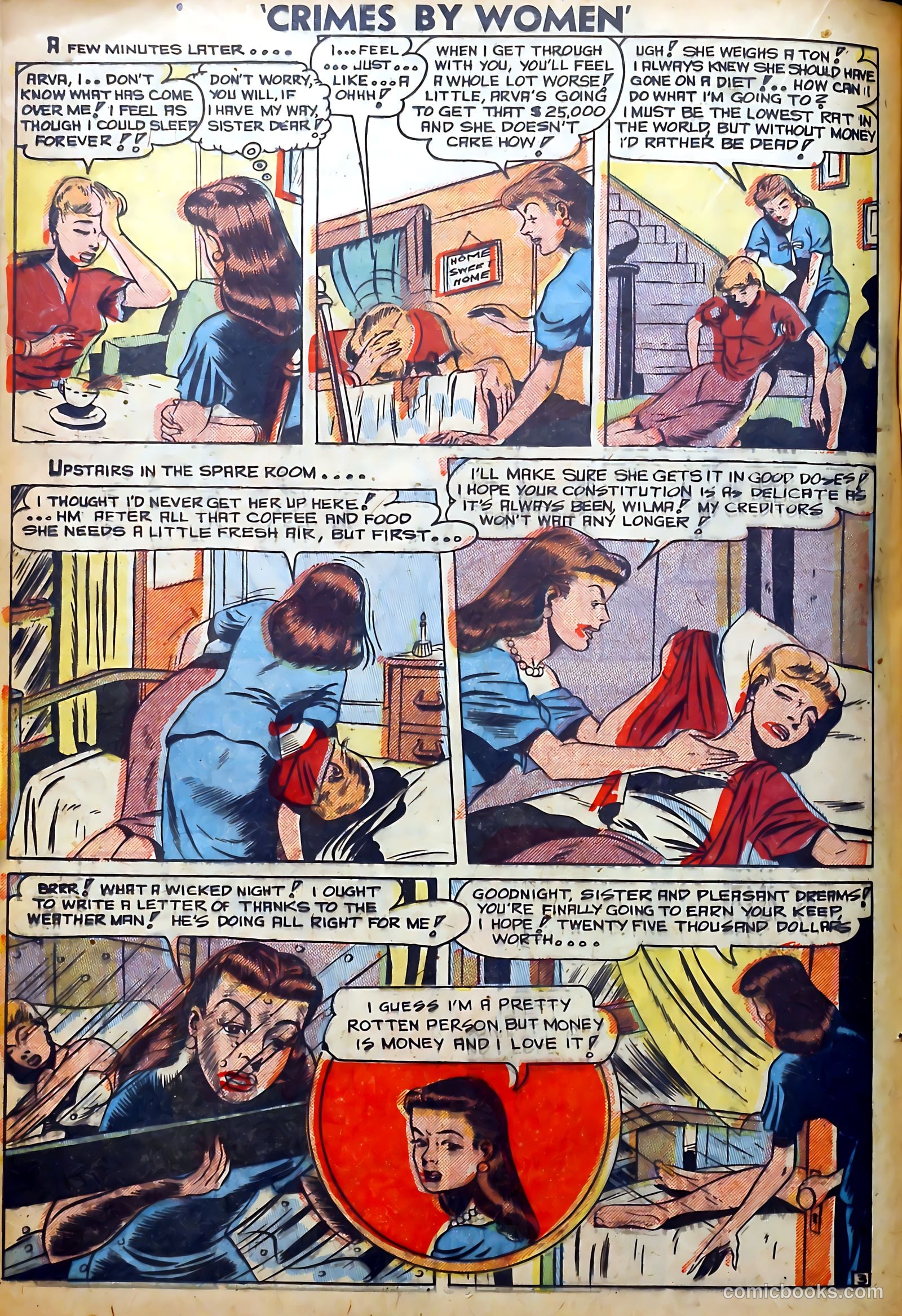 Crimes by Women #6 (1949) — page 14 of 36