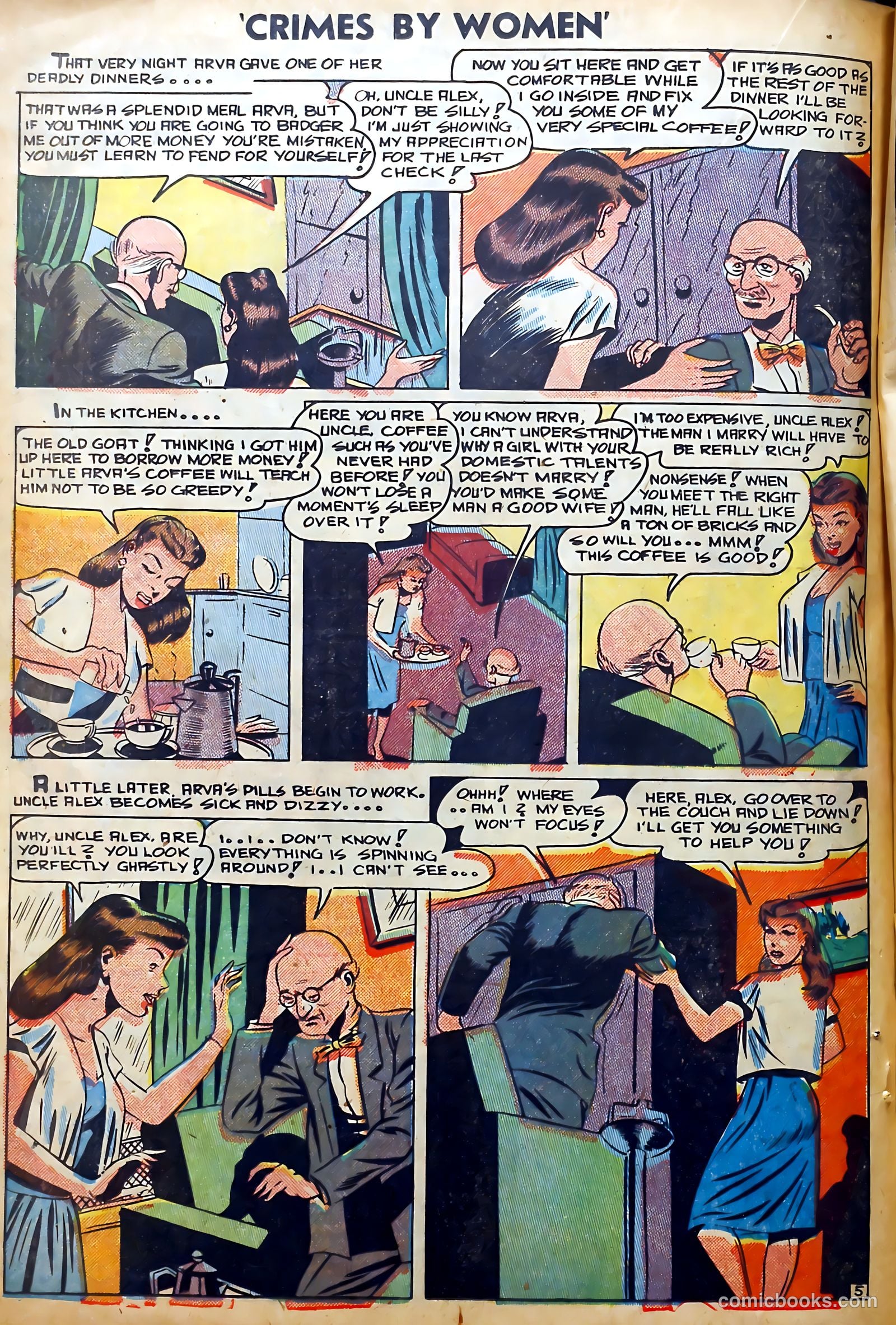 Crimes by Women #6 (1949) — page 16 of 36